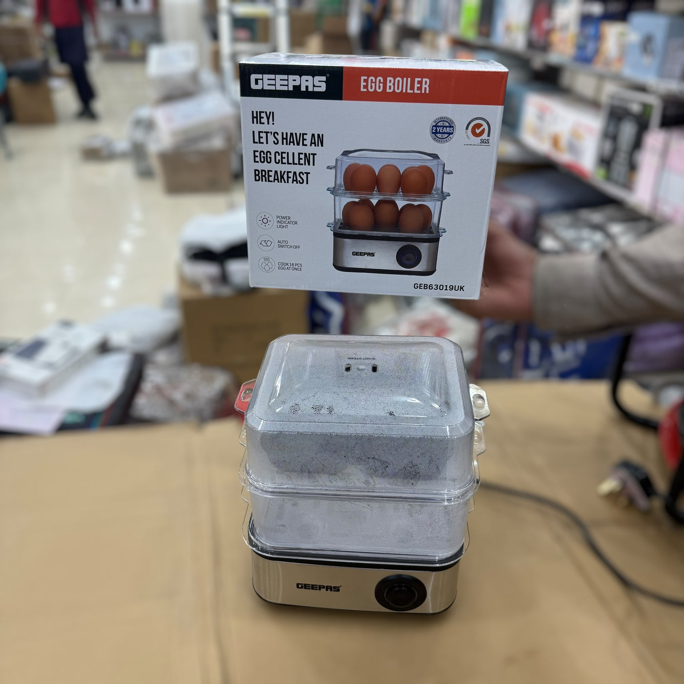 Geepas 16pc Egg Boiler GEB-63019