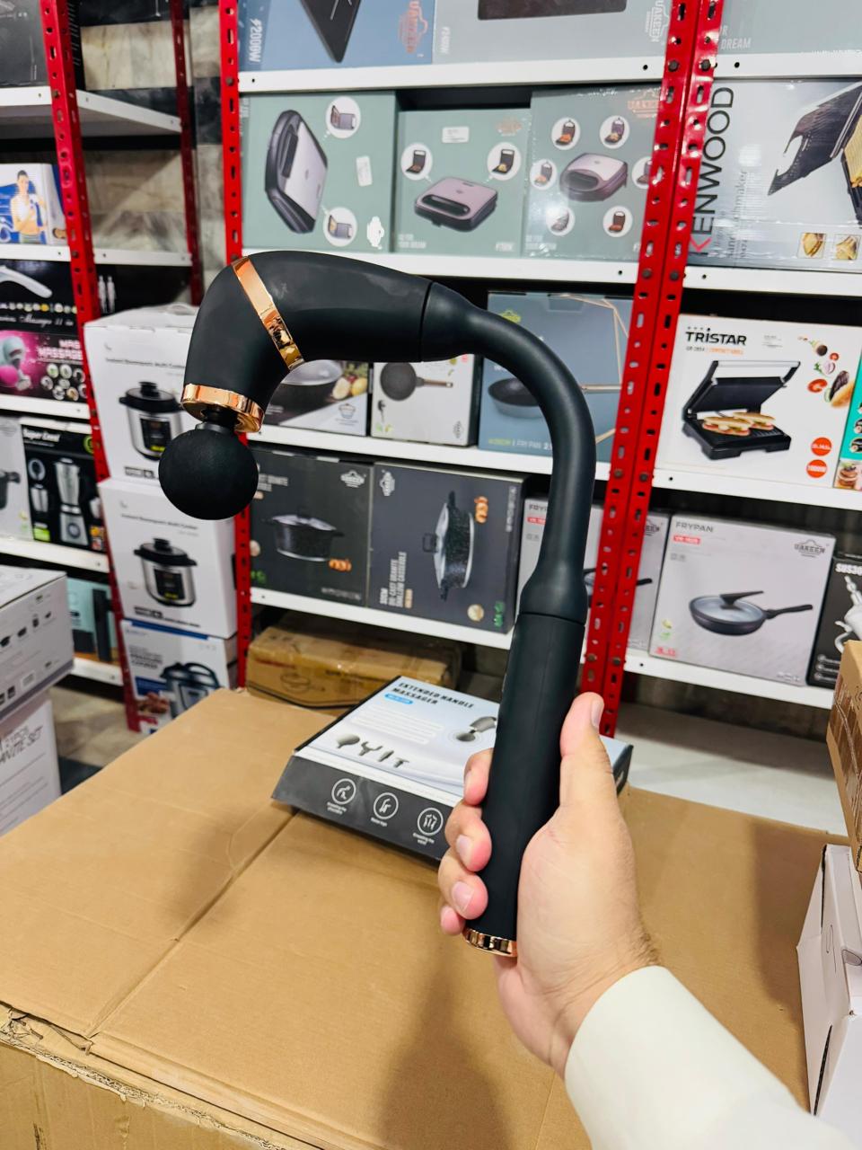 Extended Handle Rechargeable Massager