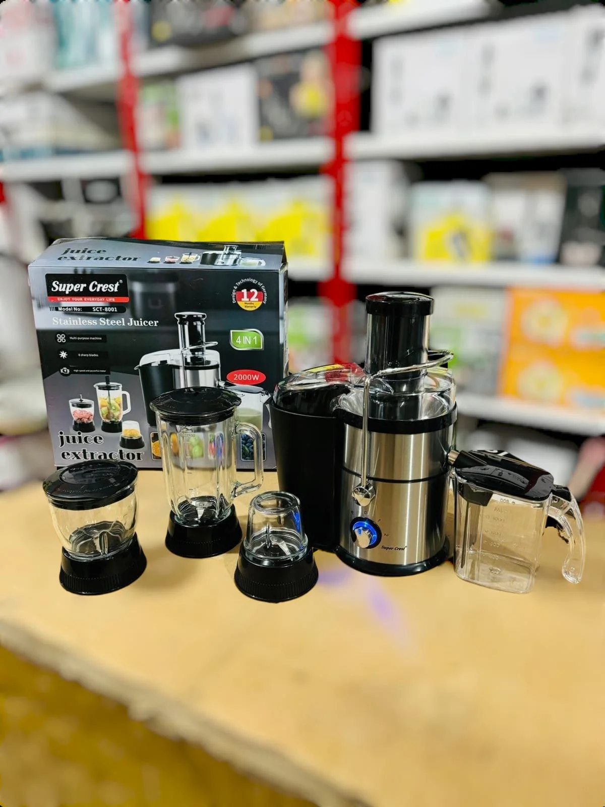 Super Crest 4in1 Juicer ( Food Factory )