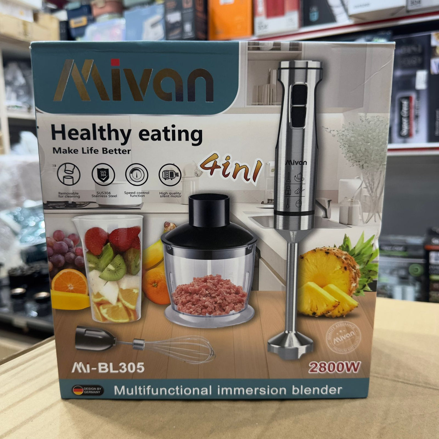 Mivan 4 in 1 Hand Blender Set