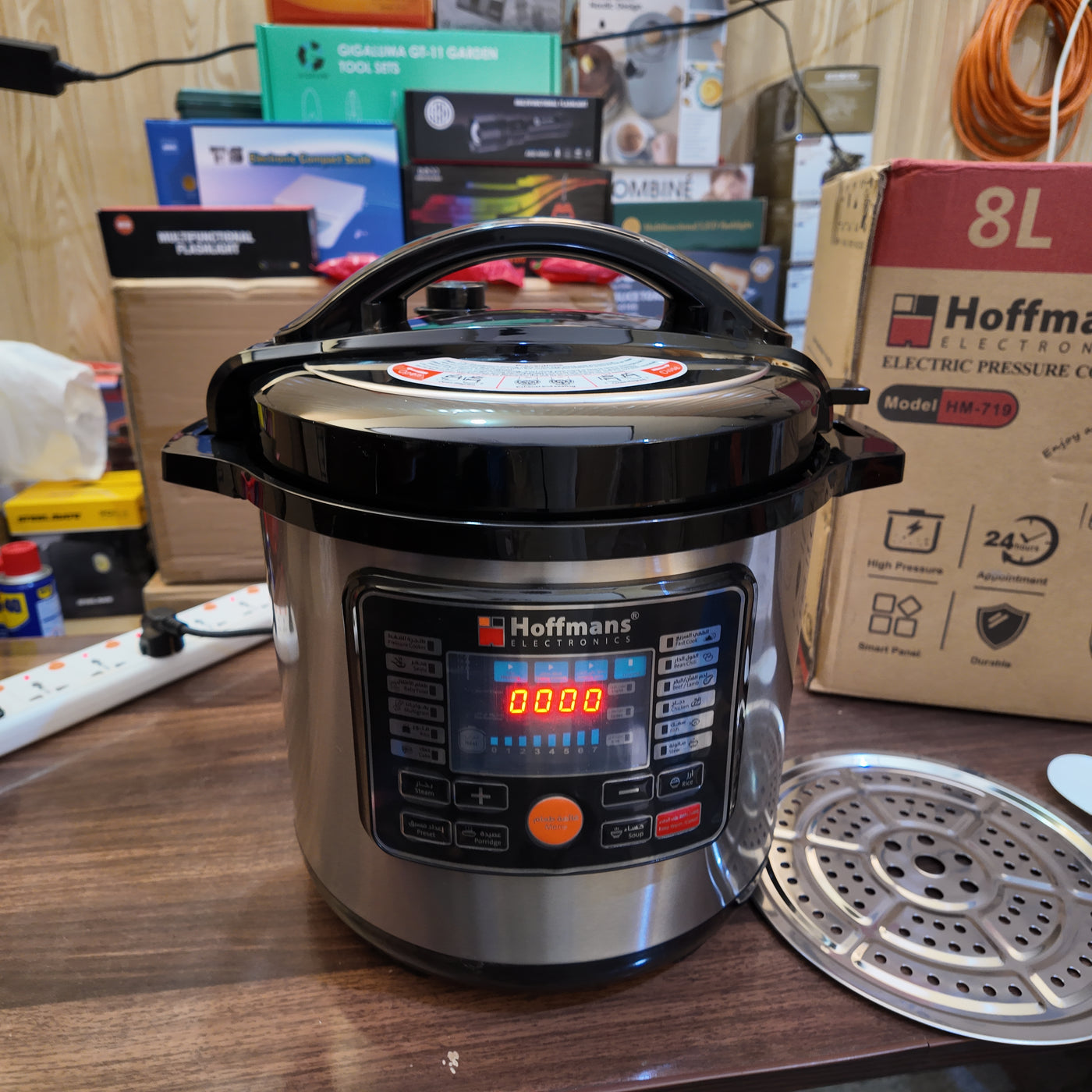 Hoffmans 8L Electric Pressure Cooker