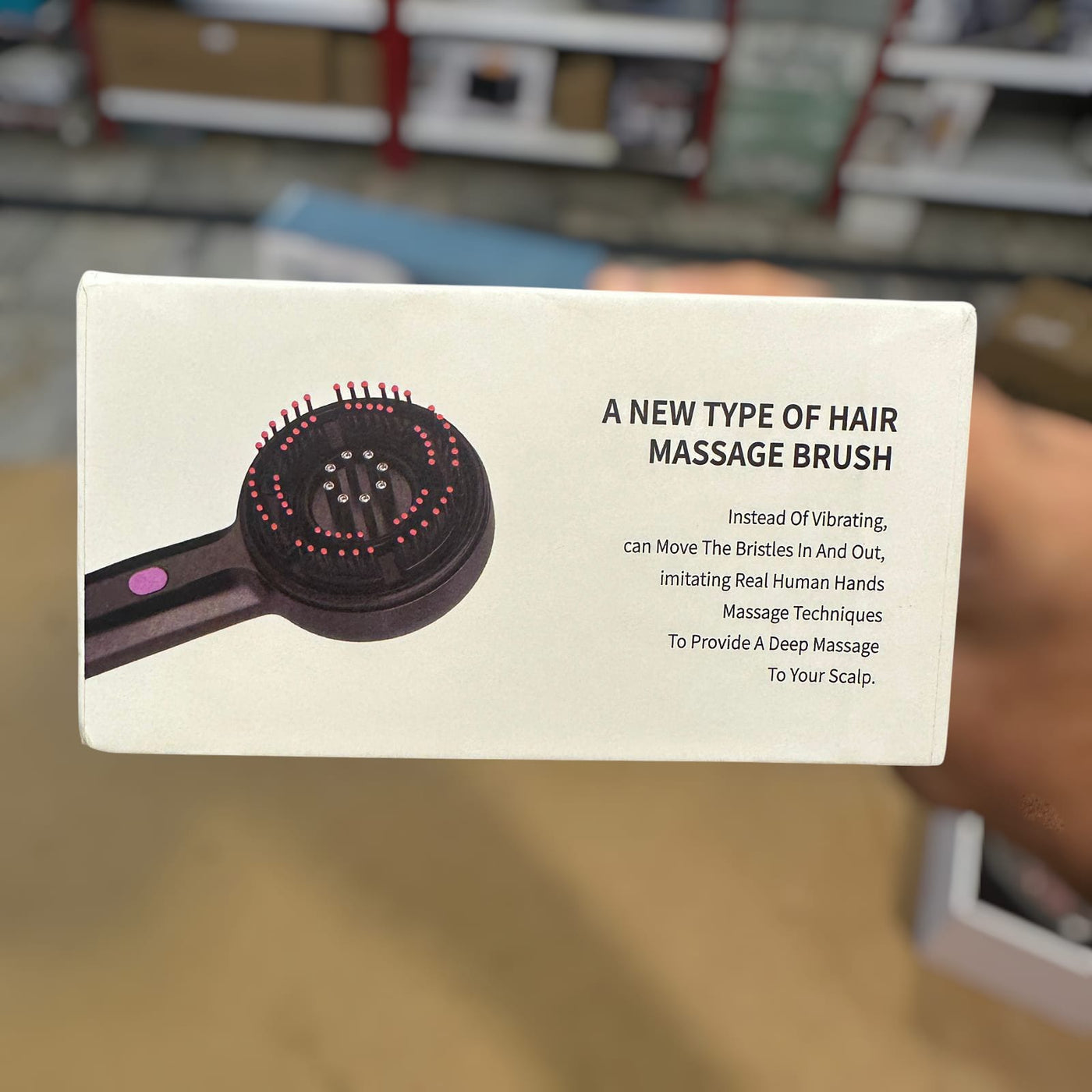 Lott Imported Rechargeable Scalp Massager Comb for Hair Growth