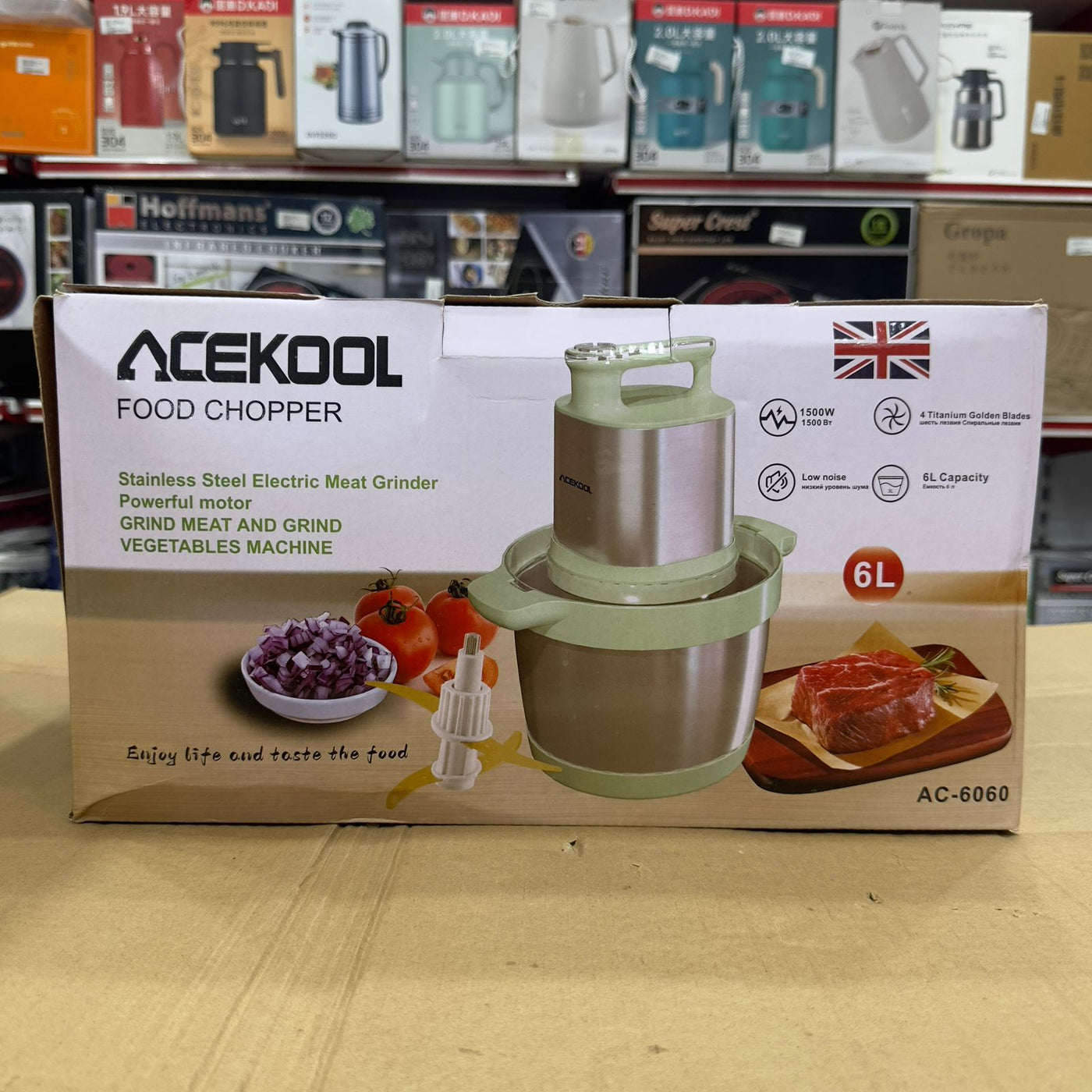 Acekool 6L Food Chopper AC-6060