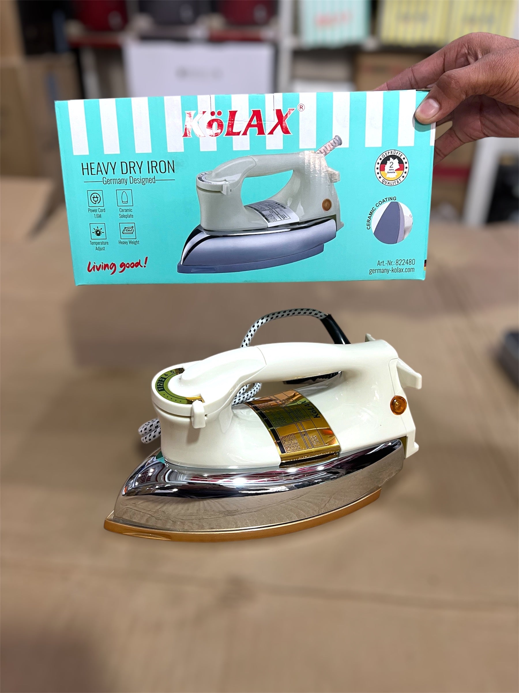 Kolax Germany Branded Heavy Dry Iron