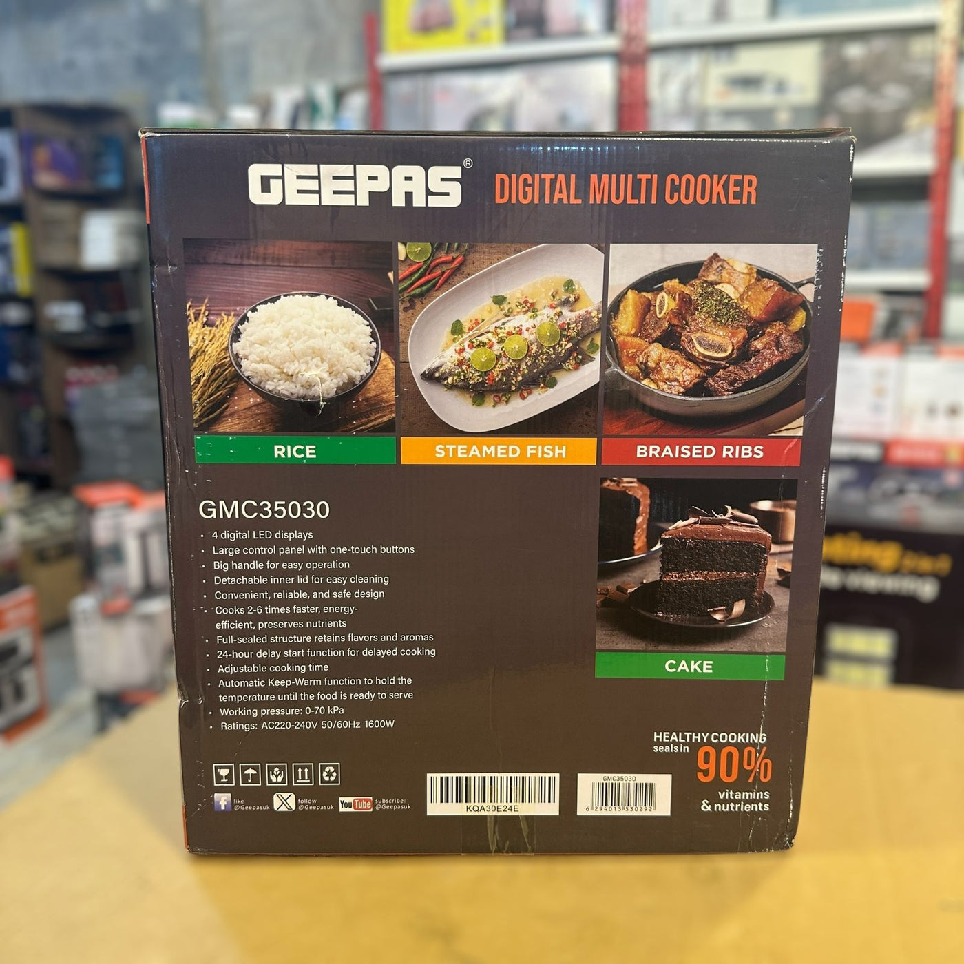 Geepas Digital Multi Cooker