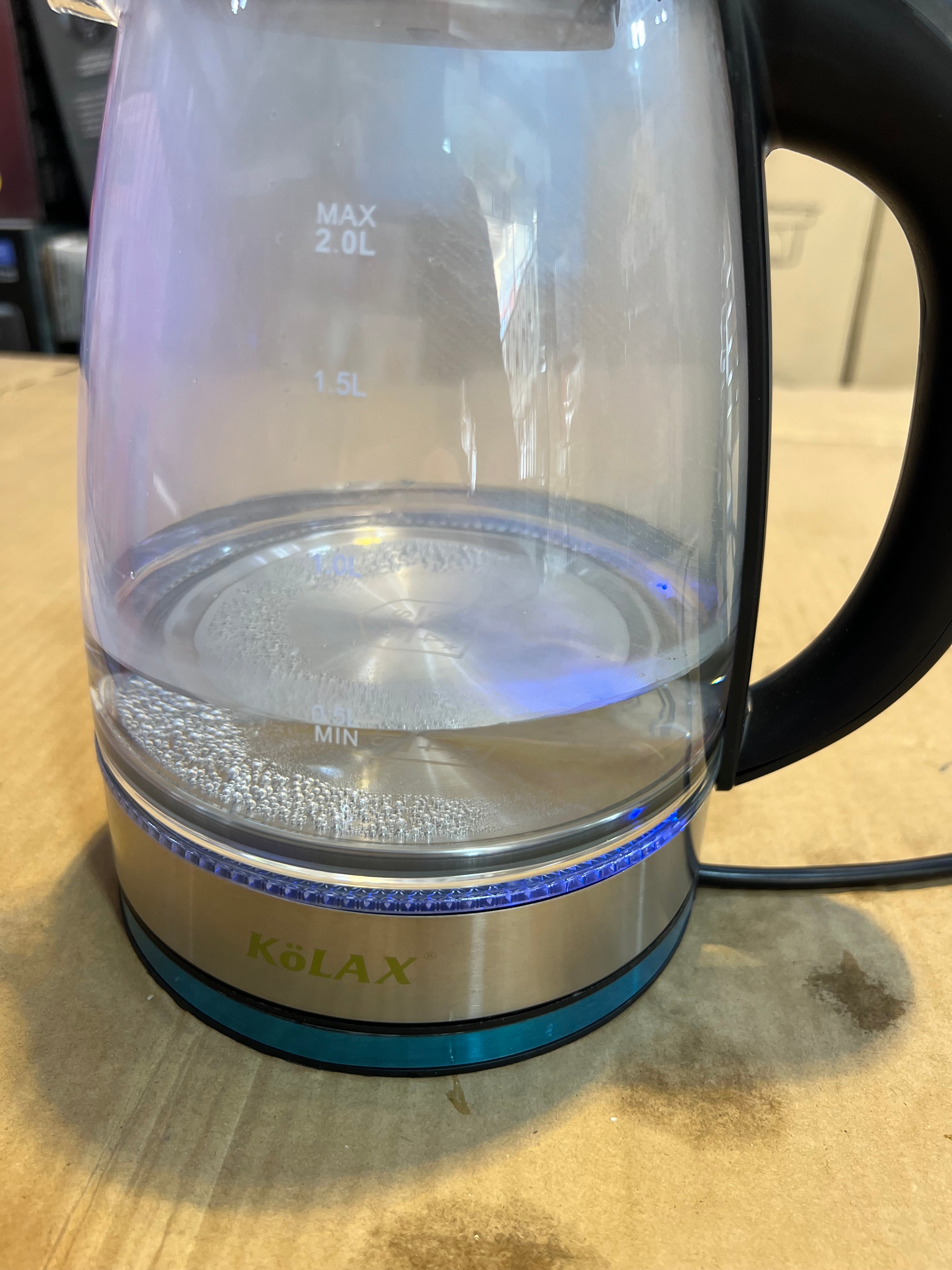 Kolax Germany Branded Transparent Electric Kettle