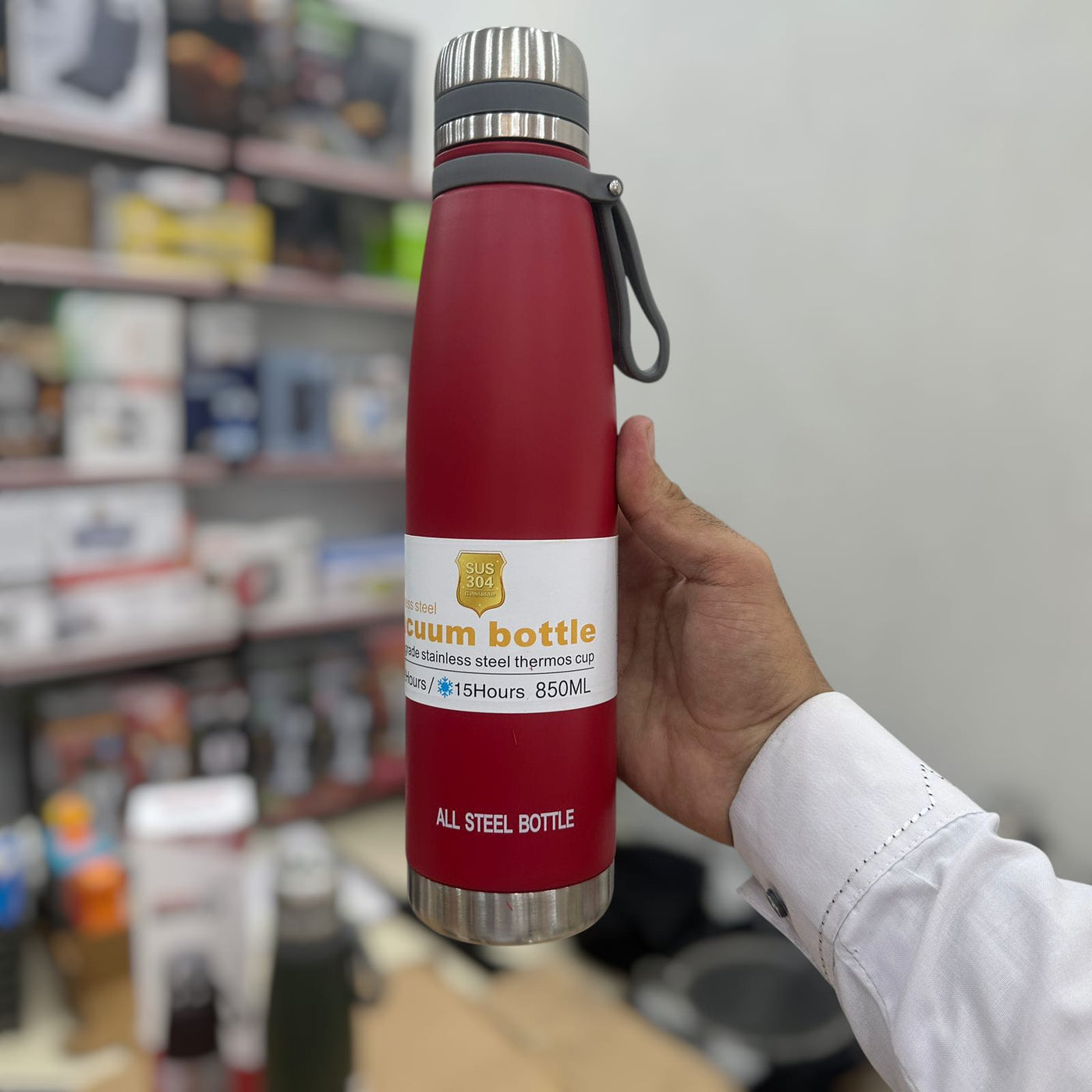 Full Steel Sports Water Bottle 850ml