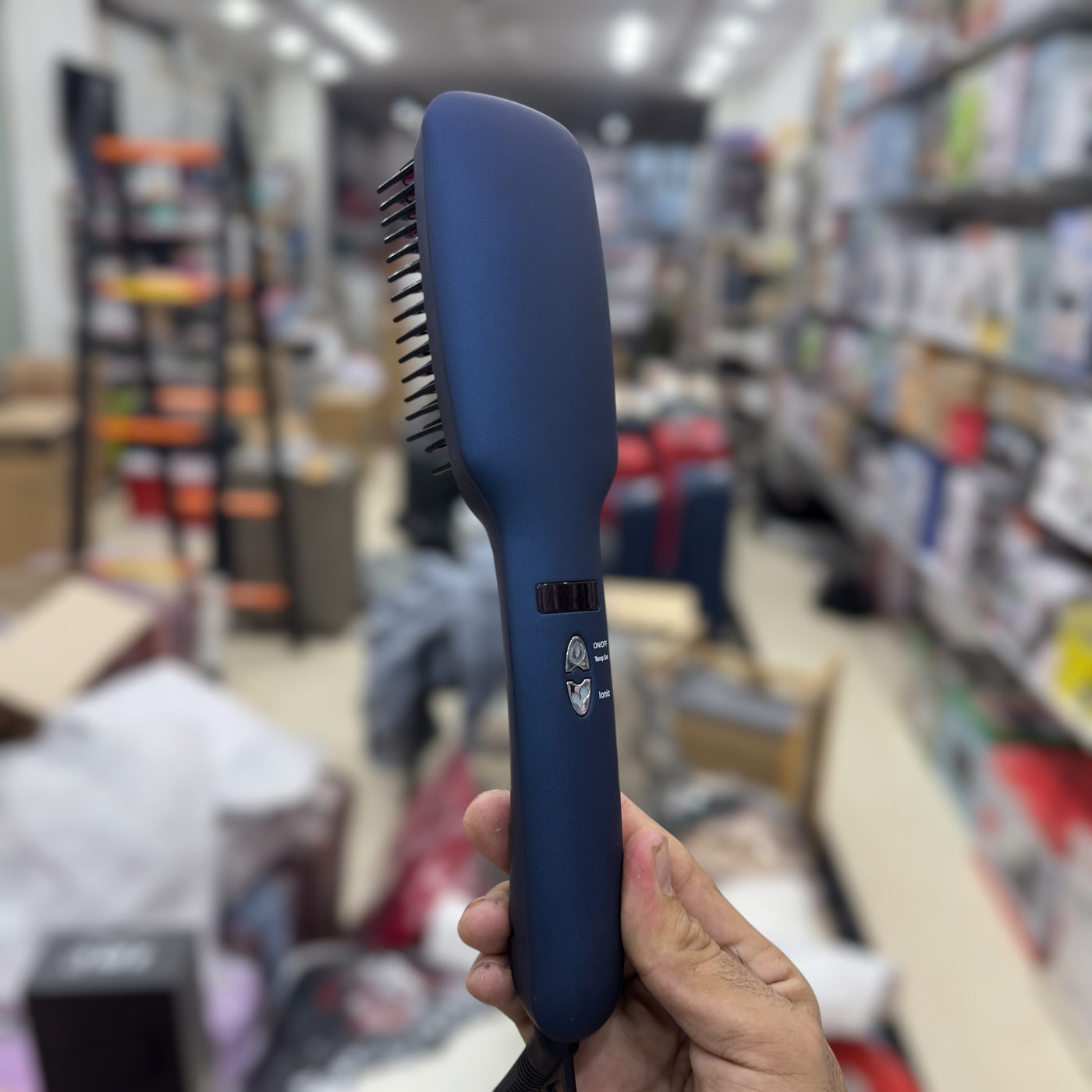 2 in 1 MCH Heating Ionic Straightener Brush