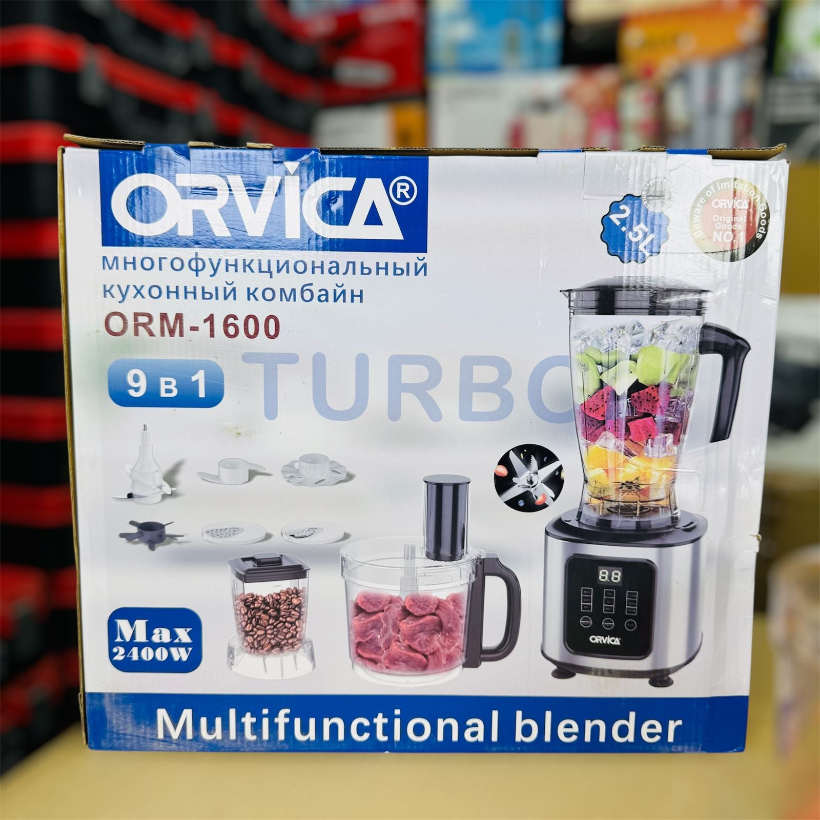 Orvica 9in1 Multifunction Digital Blender Set
