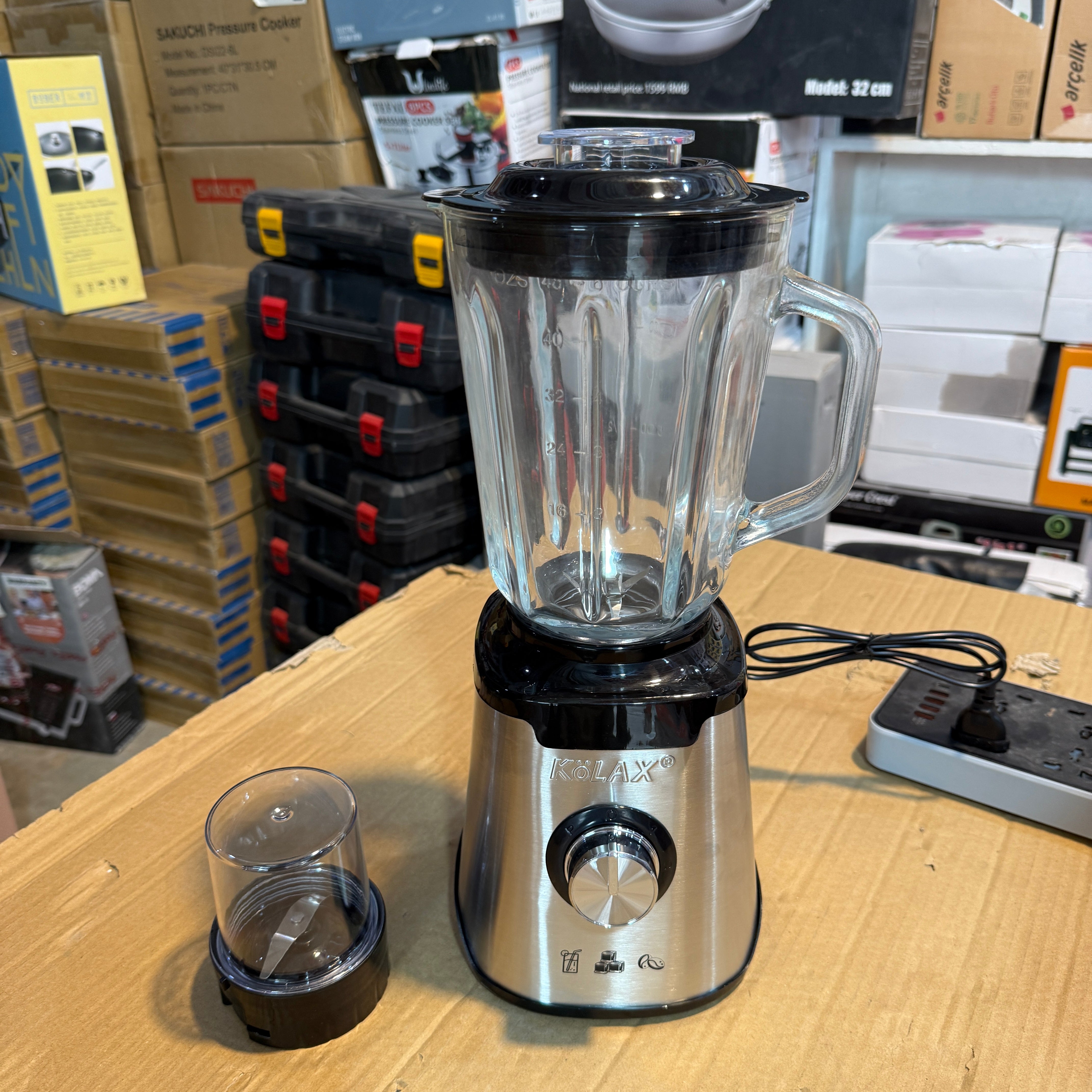 Kolax Glass Jar 2in1 Blender Set