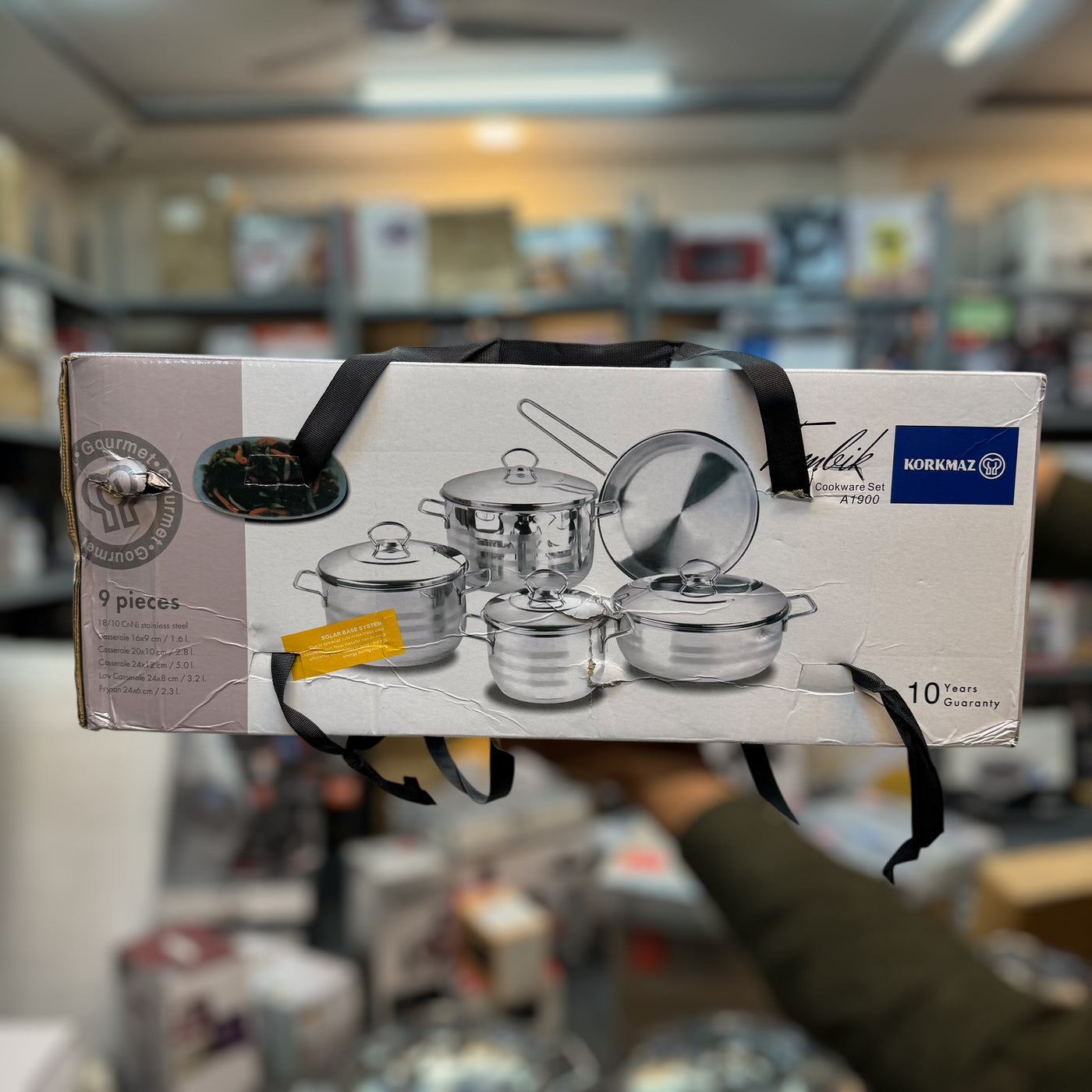 Turkish Korkaz 9 Piece cookware Set