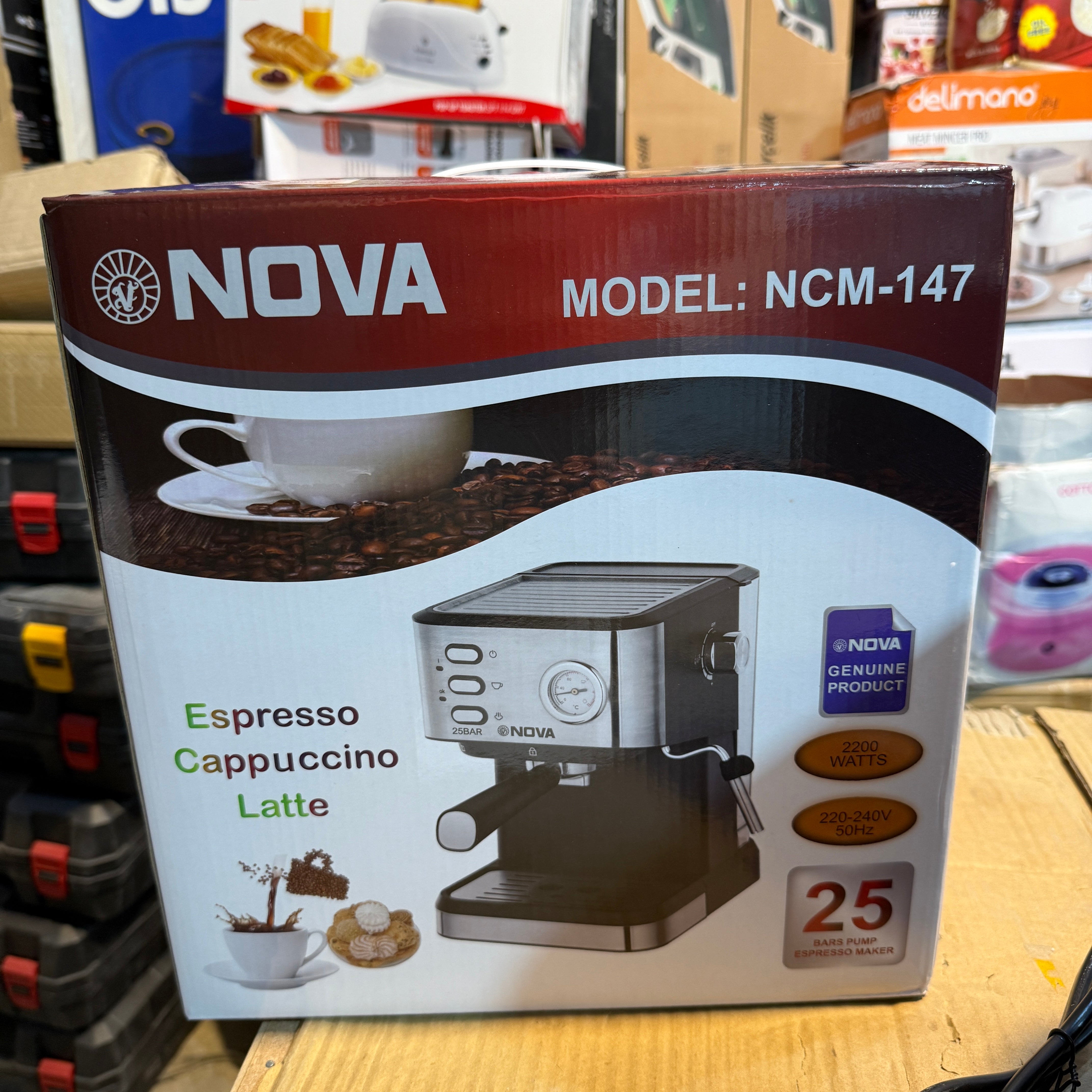 Nova 25Bar Expresso Cappuccino Coffee Maker