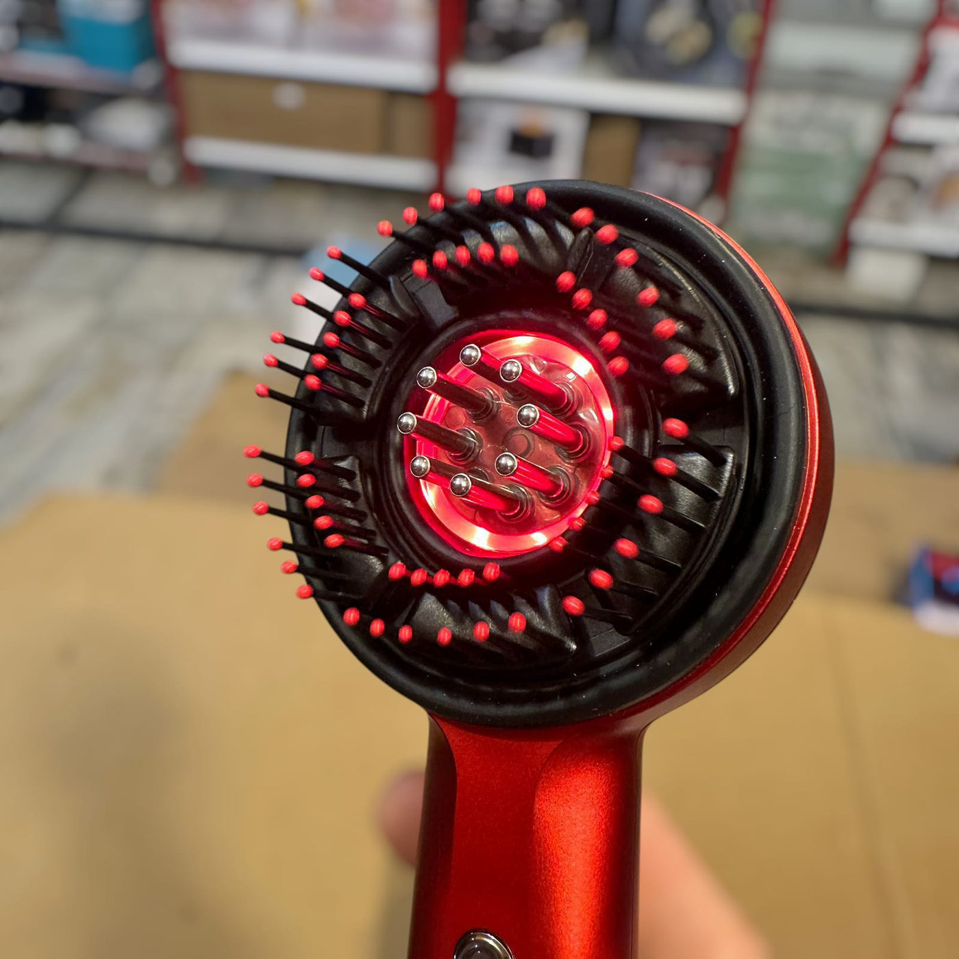 Lott Imported Rechargeable Scalp Massager Comb for Hair Growth