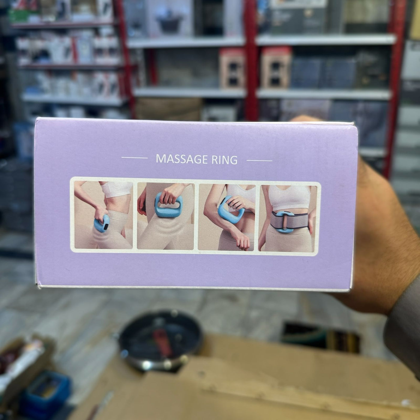Imported Rechargeable Massager Ring with Back Belt