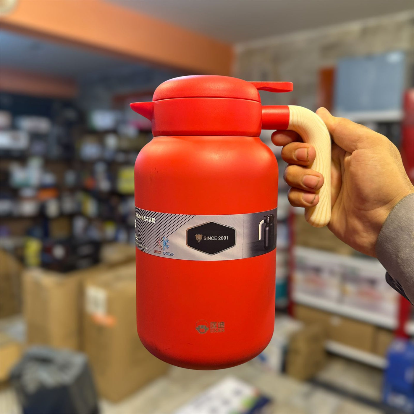 Dkadi 2L Stainless Steel Hot & Cold Thermos Flask