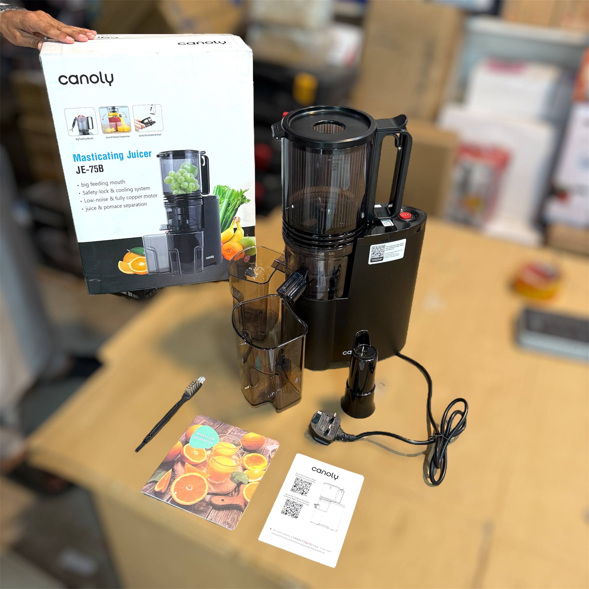 Canoly Uk Big Mouth Slow Juicer