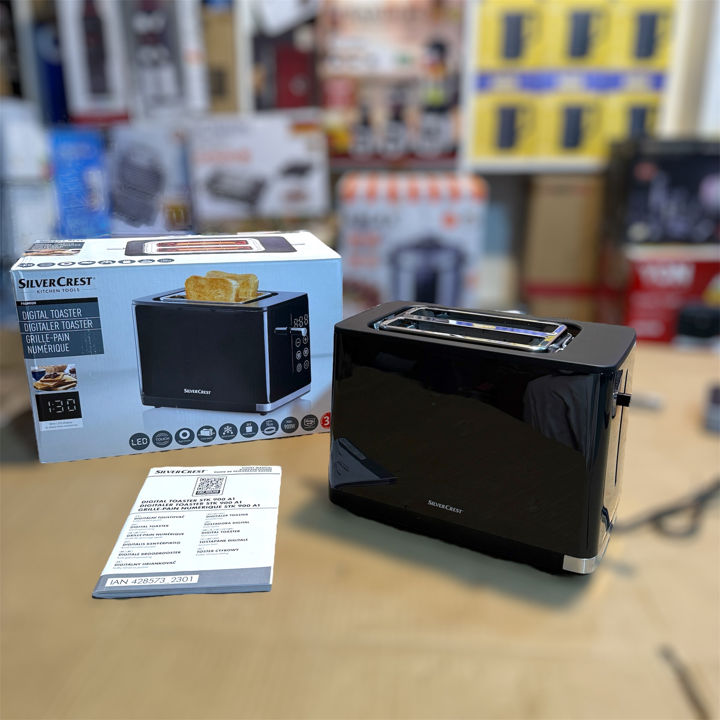 Silver Crest Digital Toaster