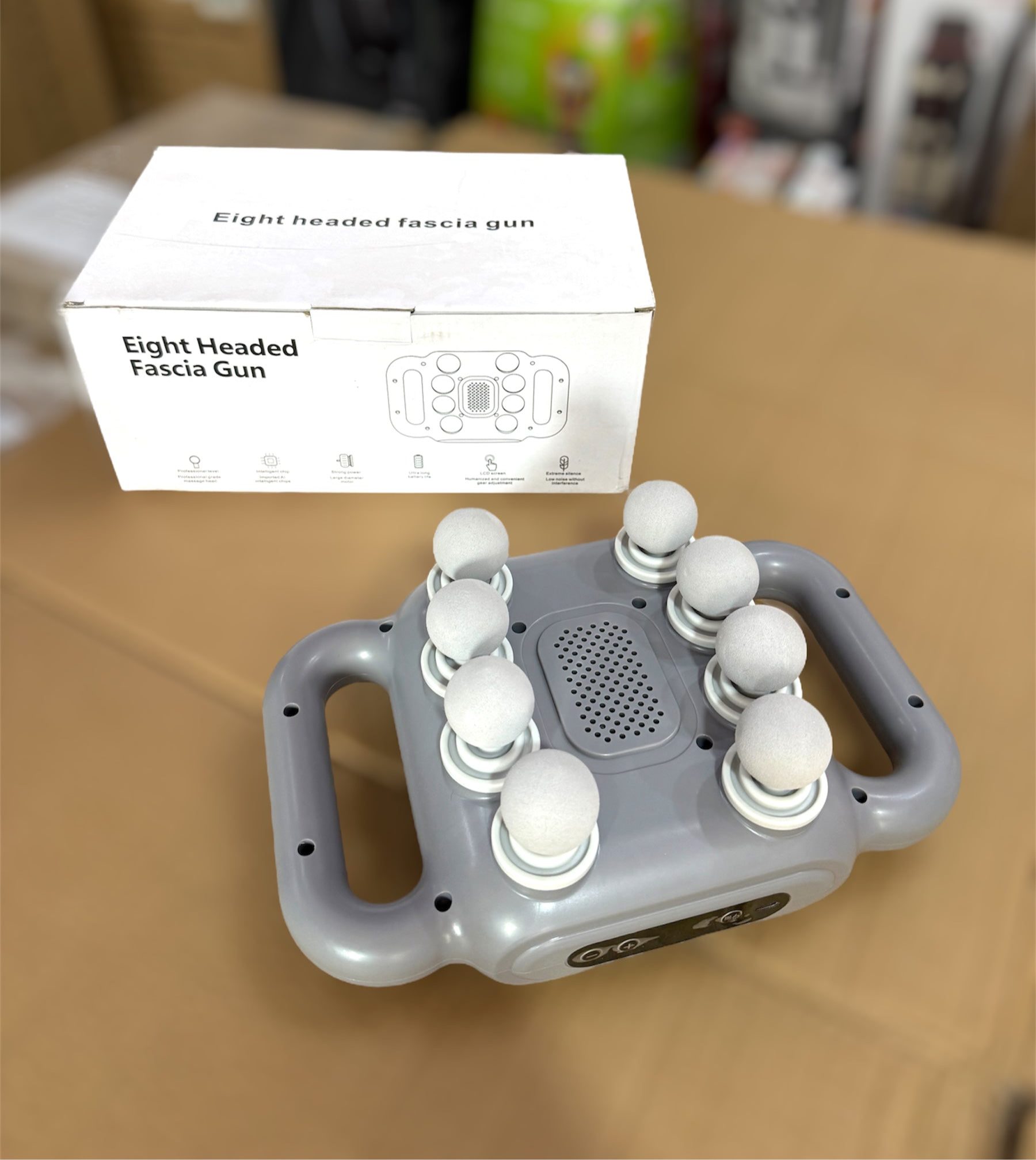 Lott Imported 8Head Gun Massager