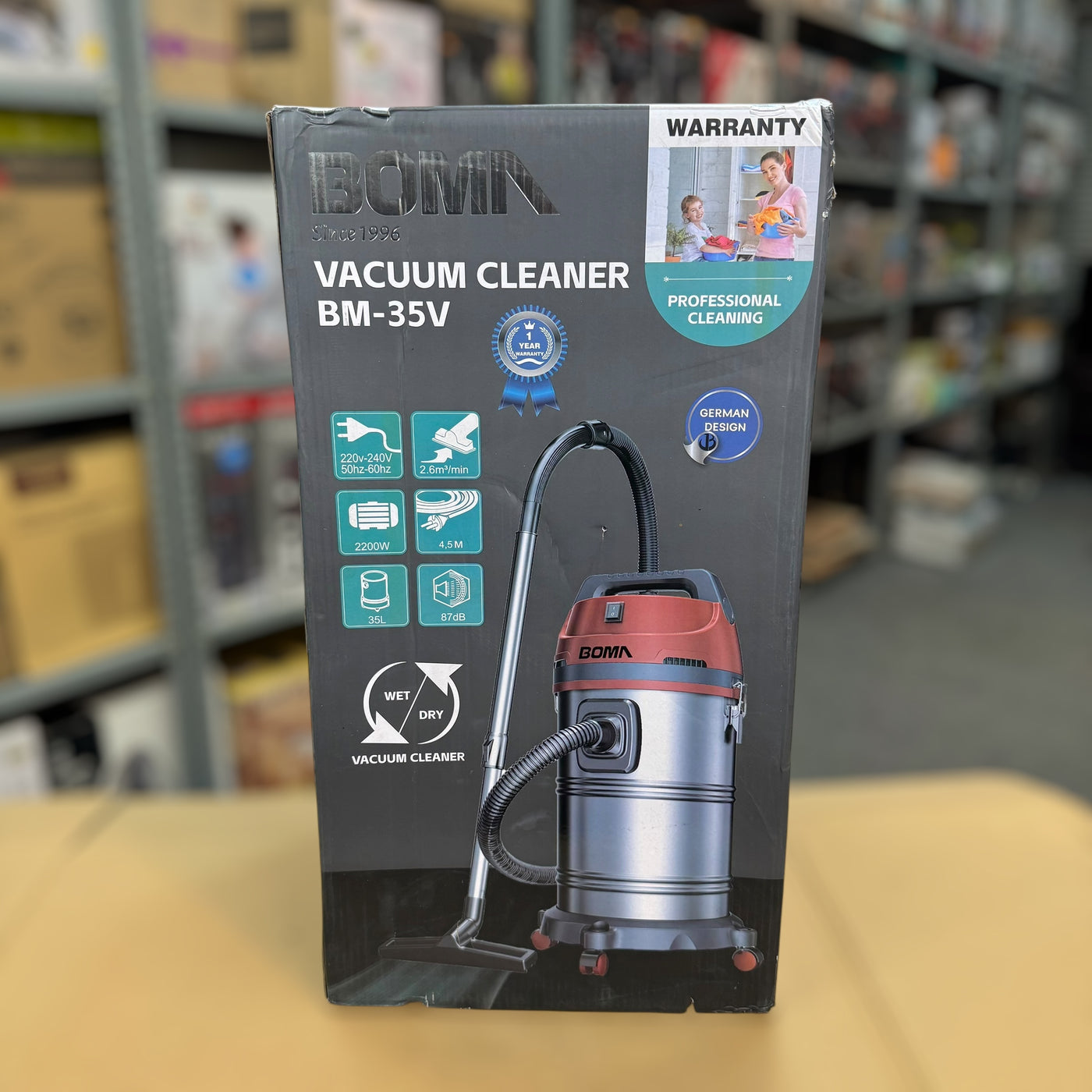 BOMA 35L Powerful Vacuum Cleaner
