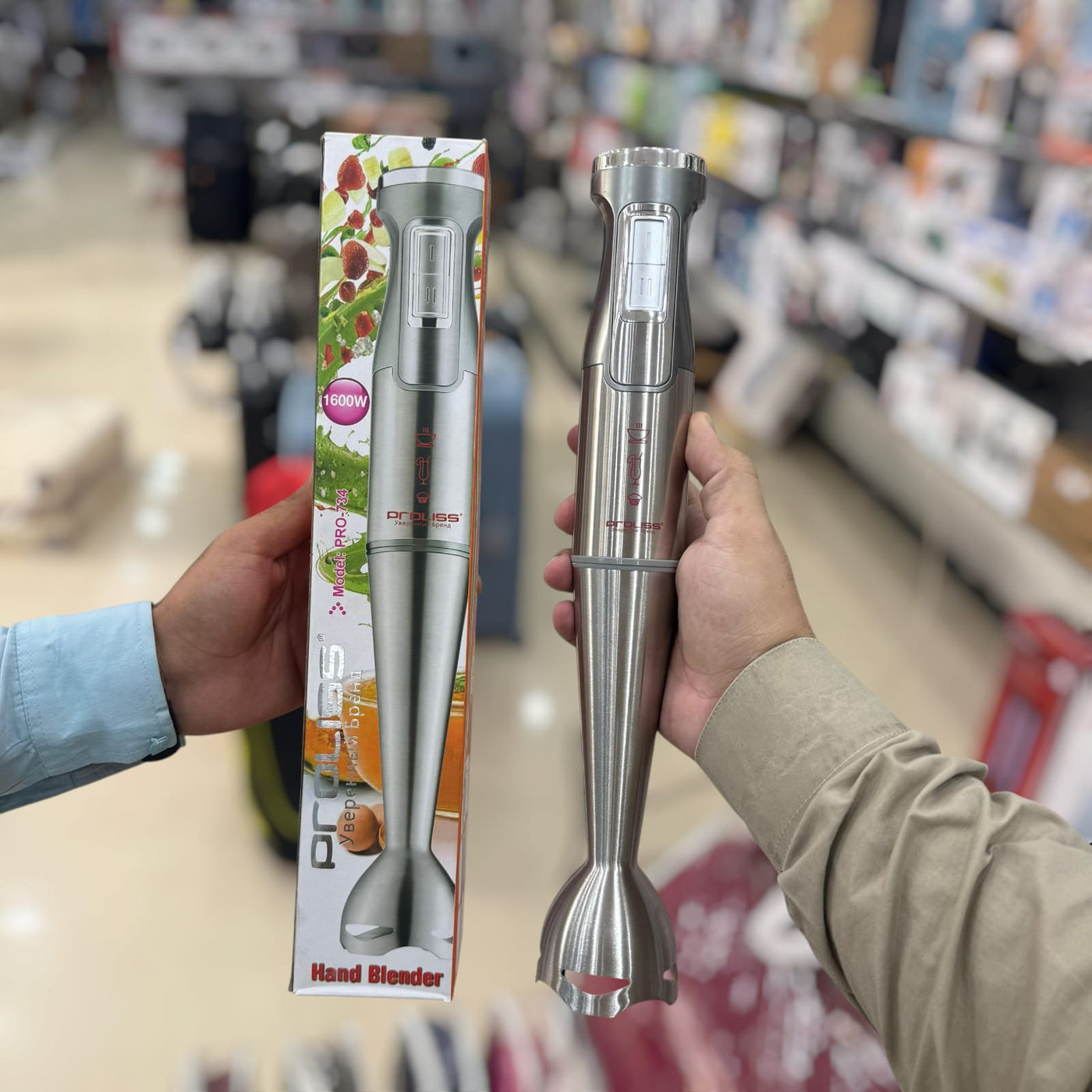 PROLISS stainless steel hand blender Stick