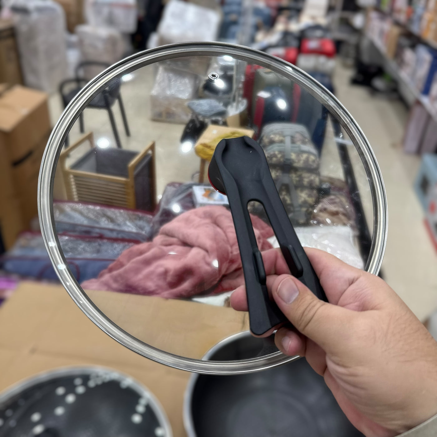 Imported Laser Coated Deep karai with Handle