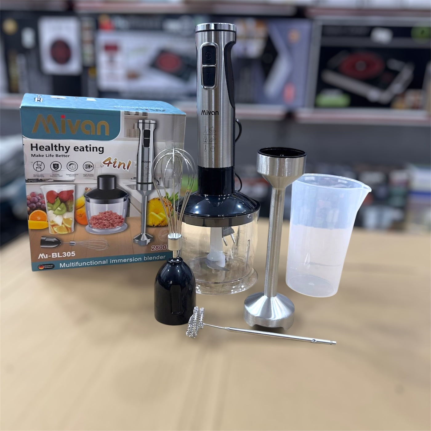 Mivan 4 in 1 Hand Blender Set