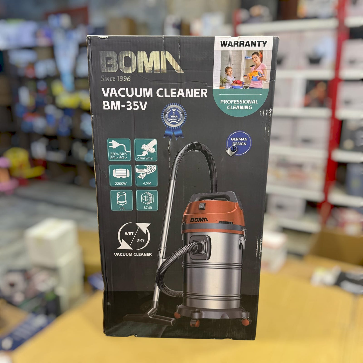 Boma Wet & Dry Vacuum Cleaner