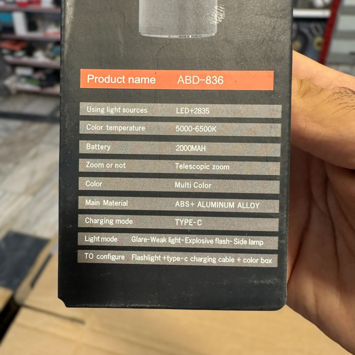 Imported Digital Thunder Torch