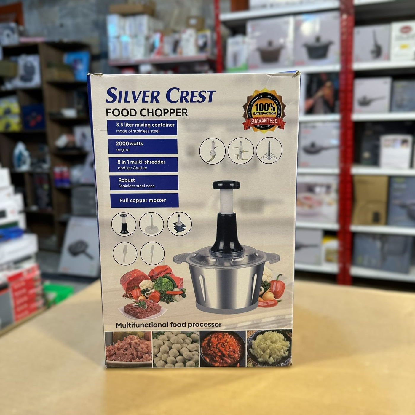 Silver Crest 8 in 1 Food Chopper 3.5L
