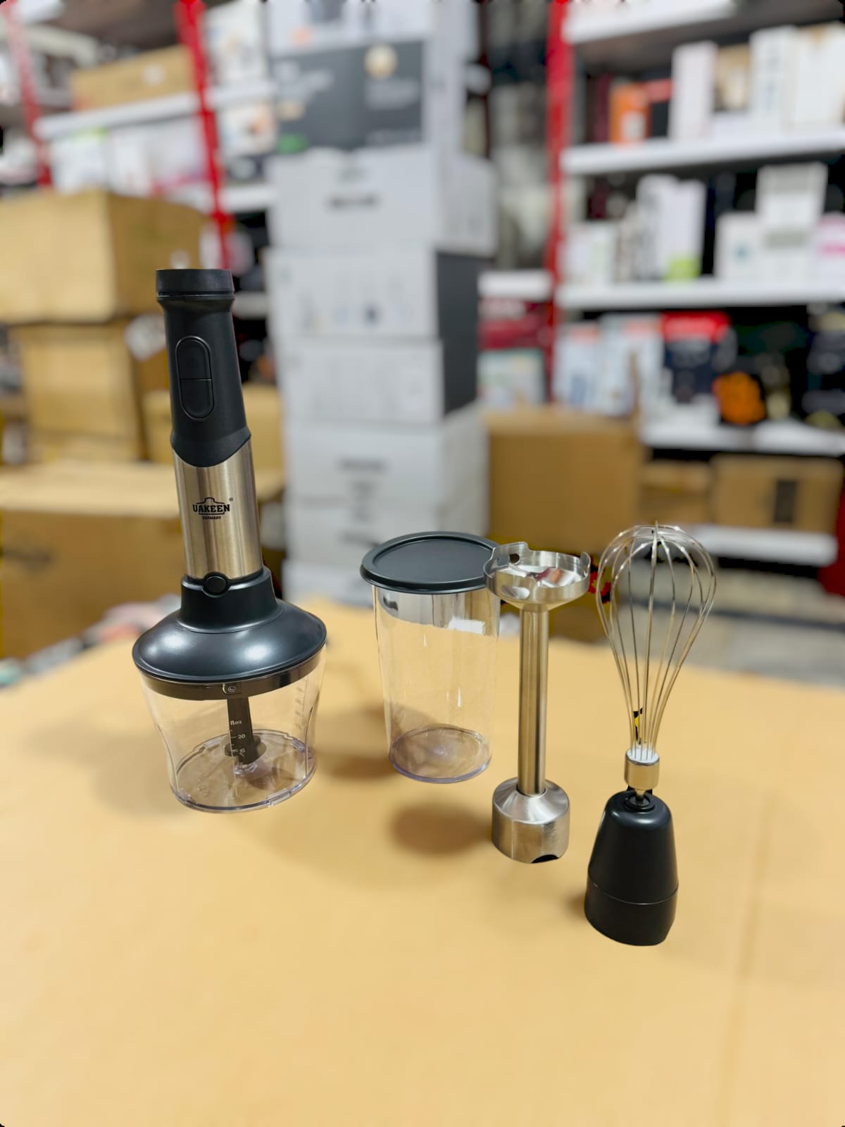 Uakeen Digital 4 in 1 Hand Blender Set ZL-515