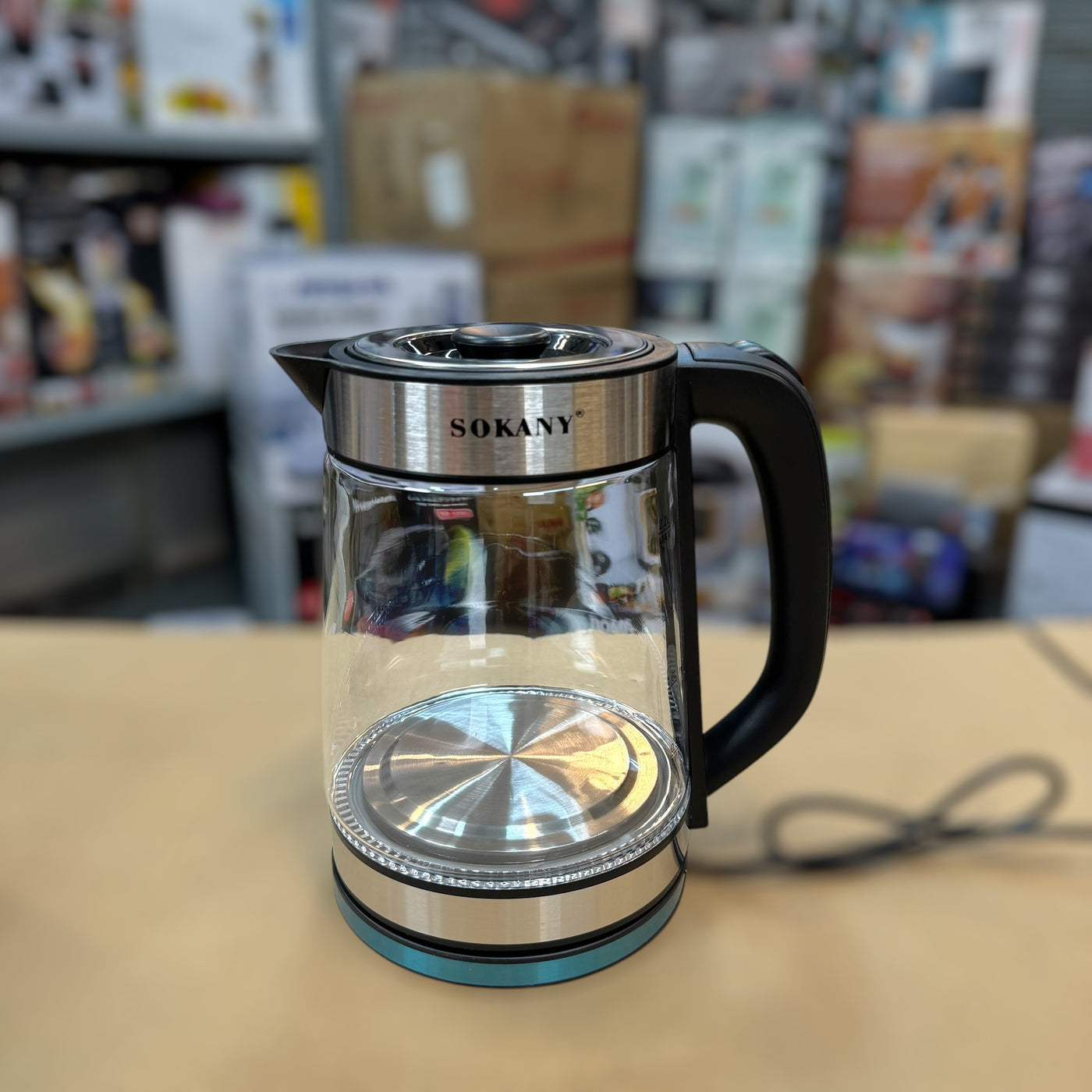 Sokany 2.2L Glass Kettle