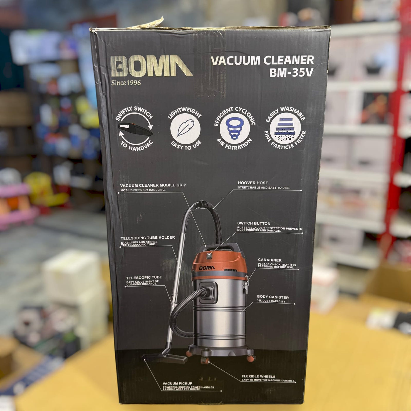 Boma Wet & Dry Vacuum Cleaner