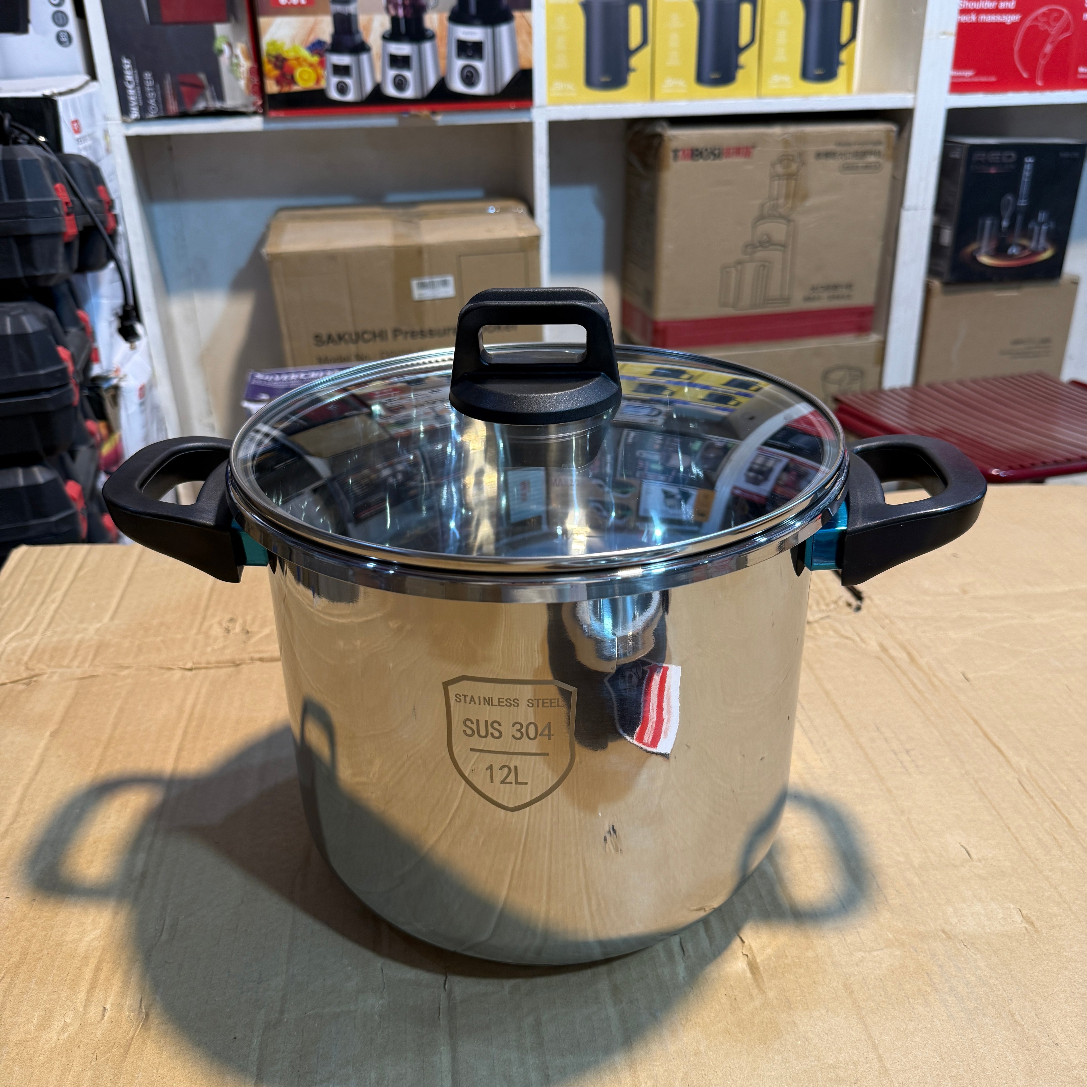Lott Imported 12Litre Stanless Steel Automatic Pressure Cooker