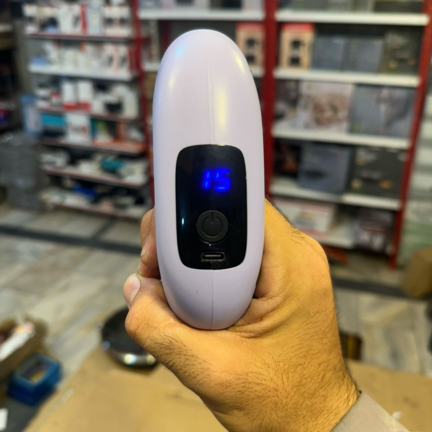 Imported Rechargeable Massager Ring with Back Belt