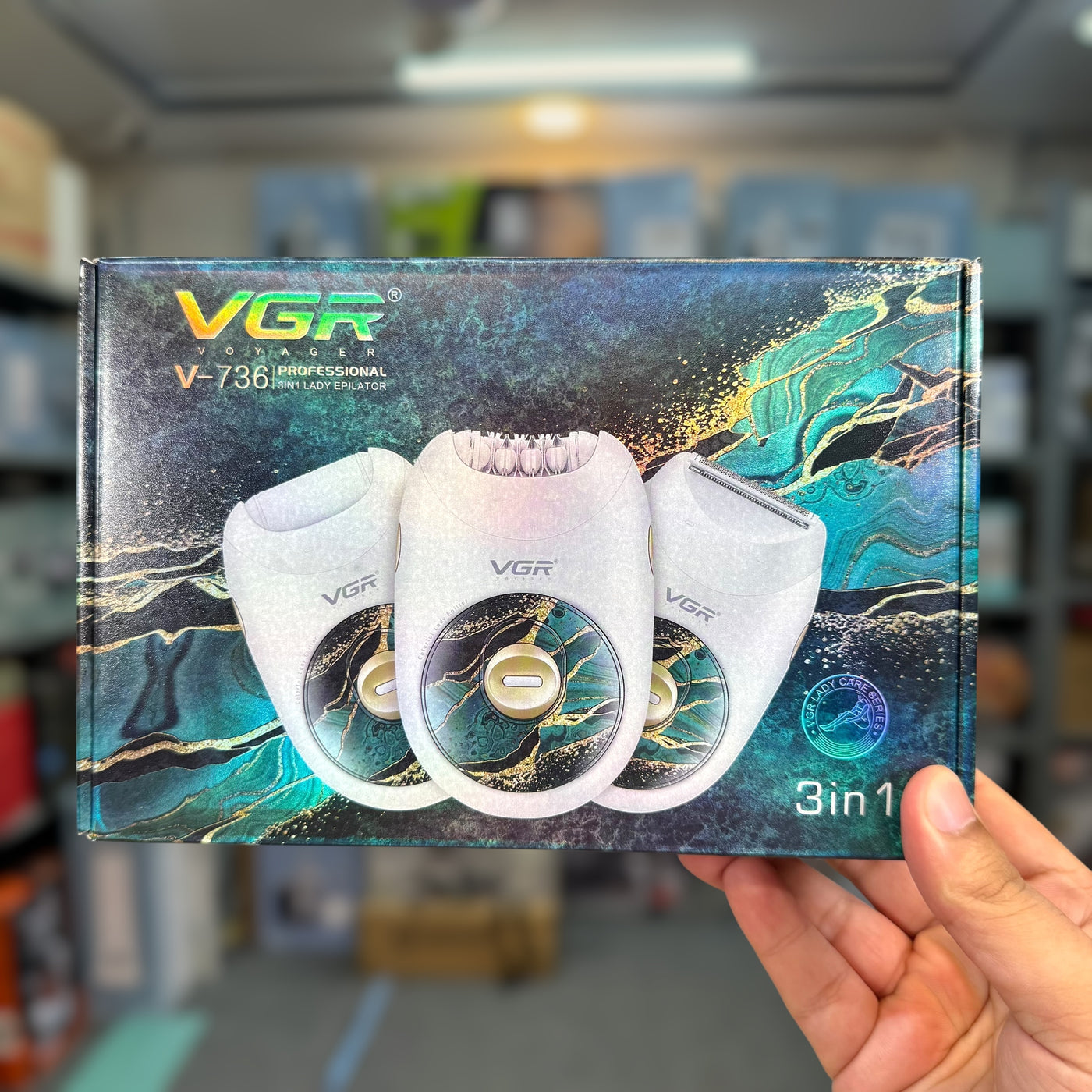 VGR 3in1 Epilator Set