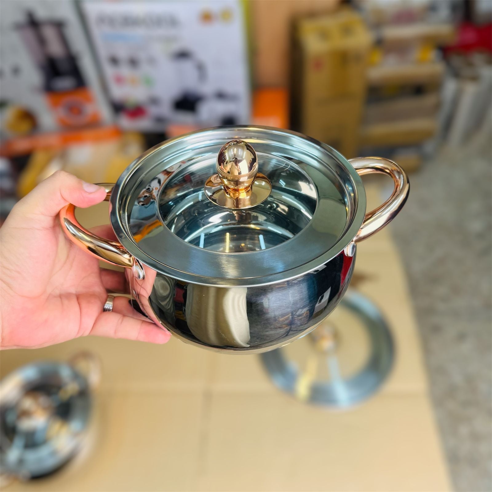 kaisa villa 12PCS stainless steel cookware set