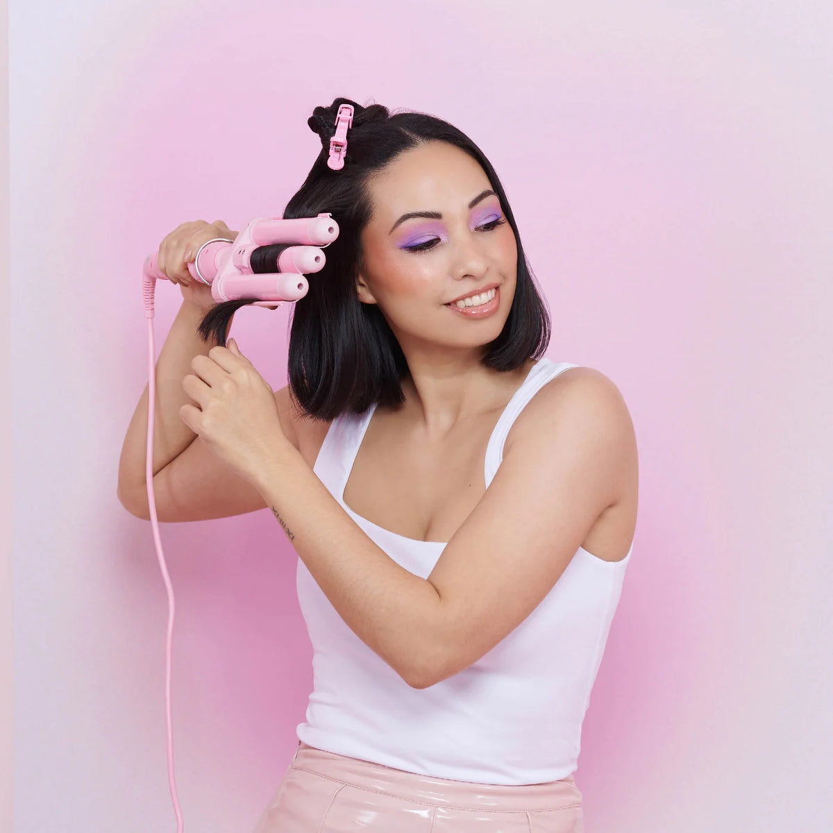 MERMADE PRO MINI HAIR WAVER 25MM PINK COLOR