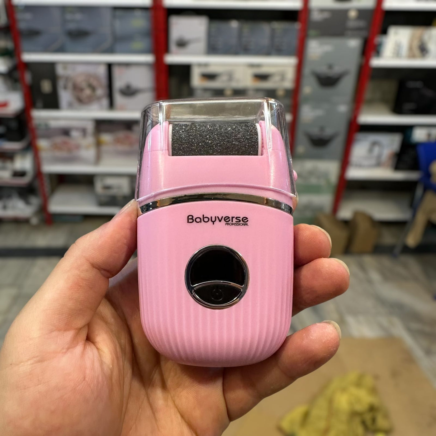 Imported Babyverse Rechargeable 3 Heads Electronic Foot File