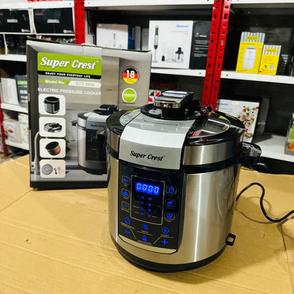 Super Crest Electric Digital Pressure Cooker
