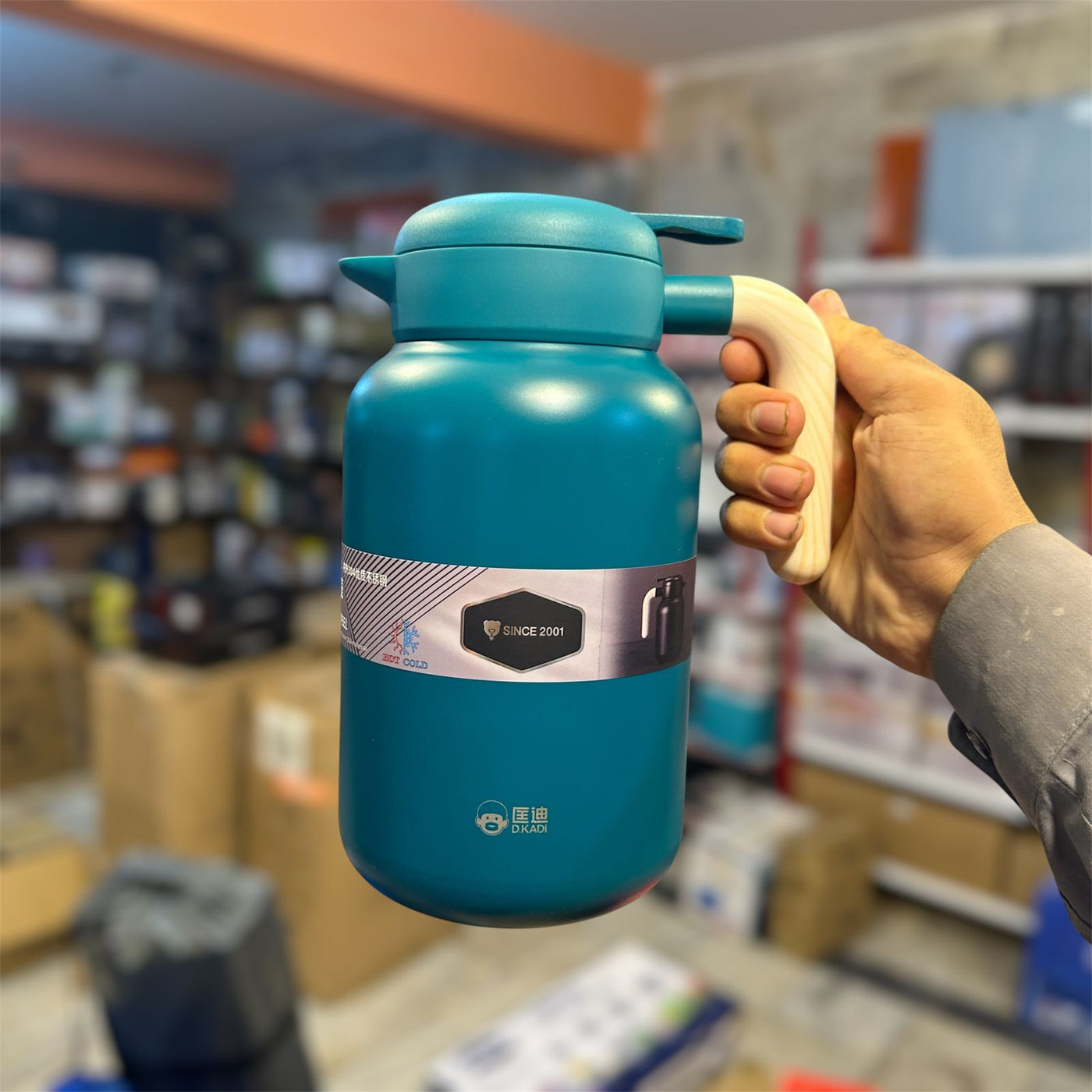 Dkadi 2L Stainless Steel Hot & Cold Thermos Flask