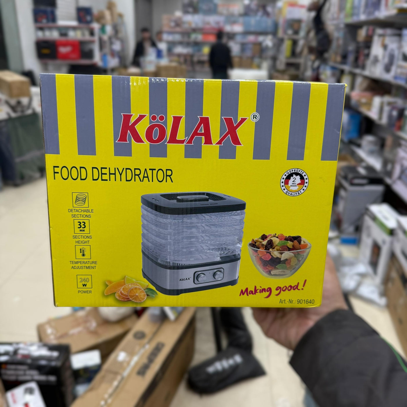 Kolax 5 Tray Fruit Dehydrator 901640