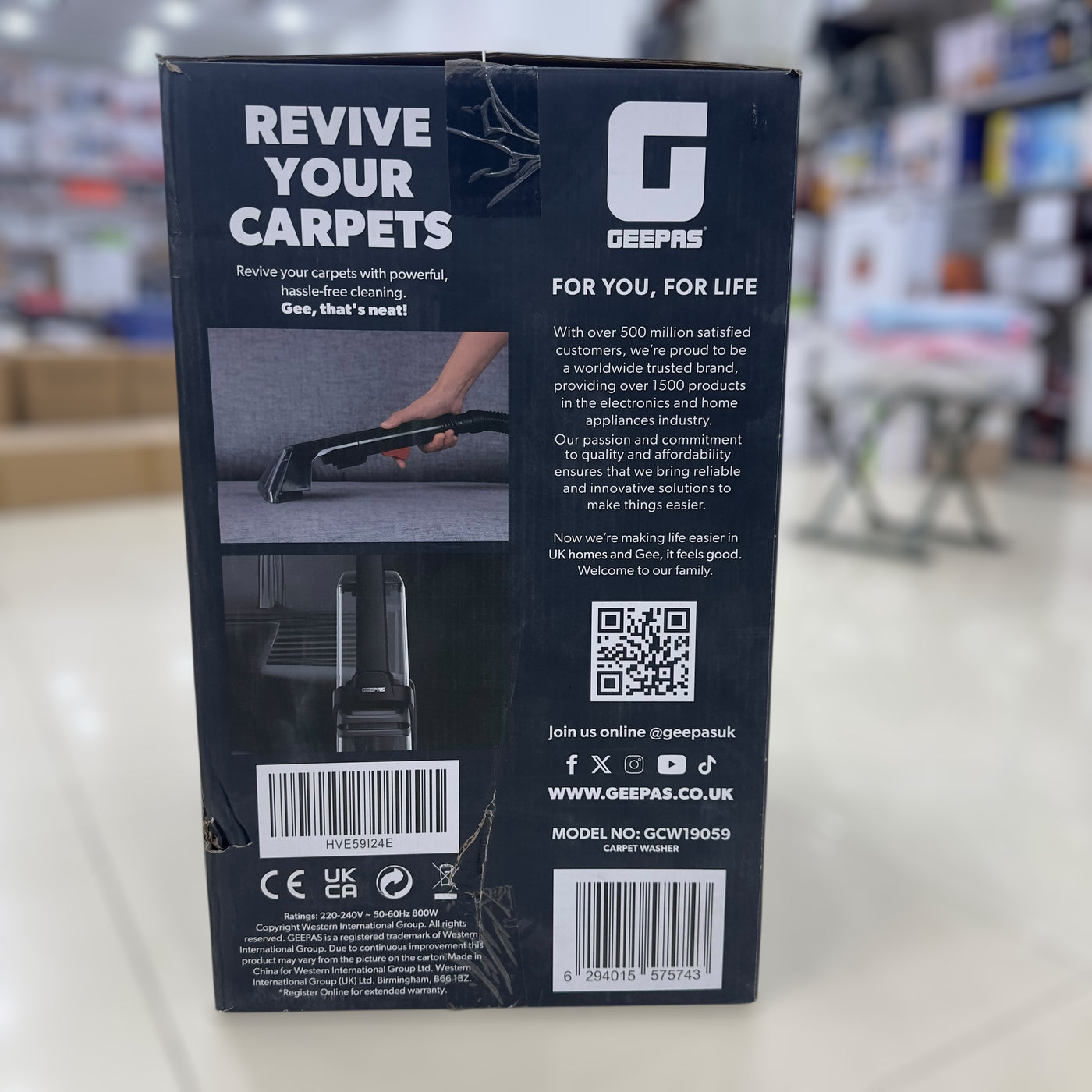 Geepas Carpet Cleaner 19059