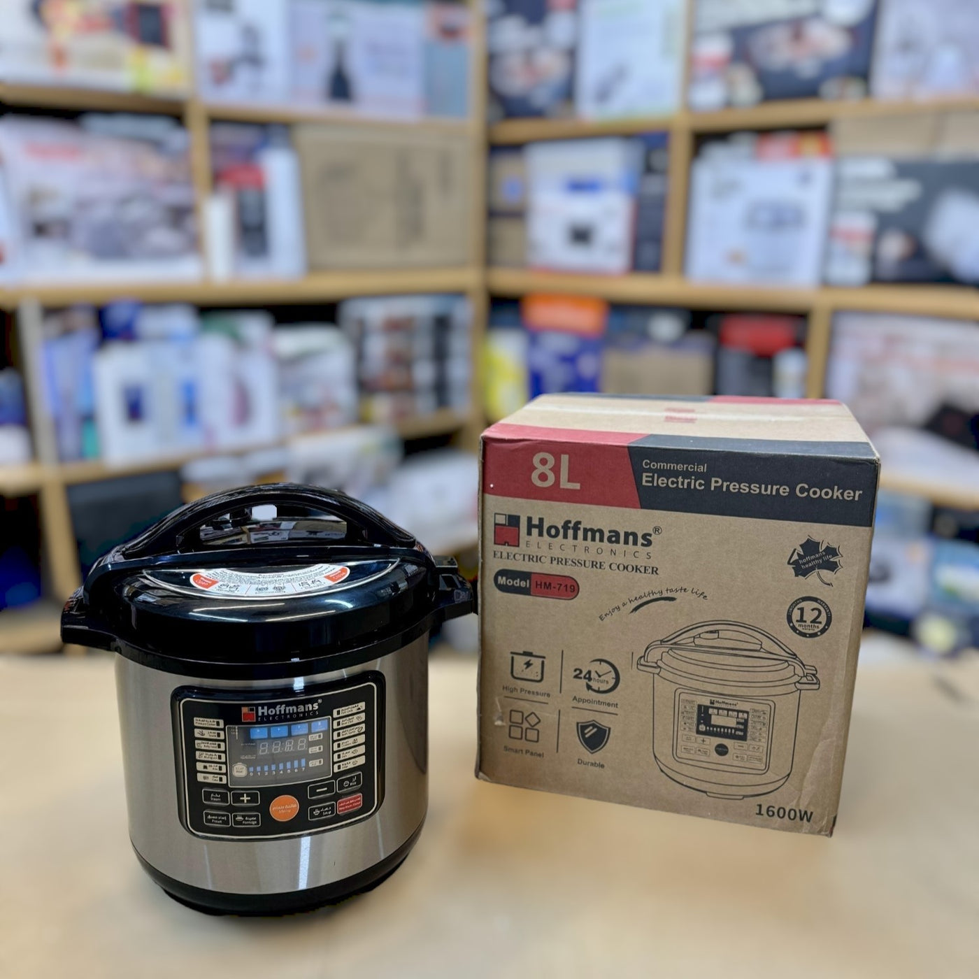 Hoffmans 8L Electric Pressure Cooker