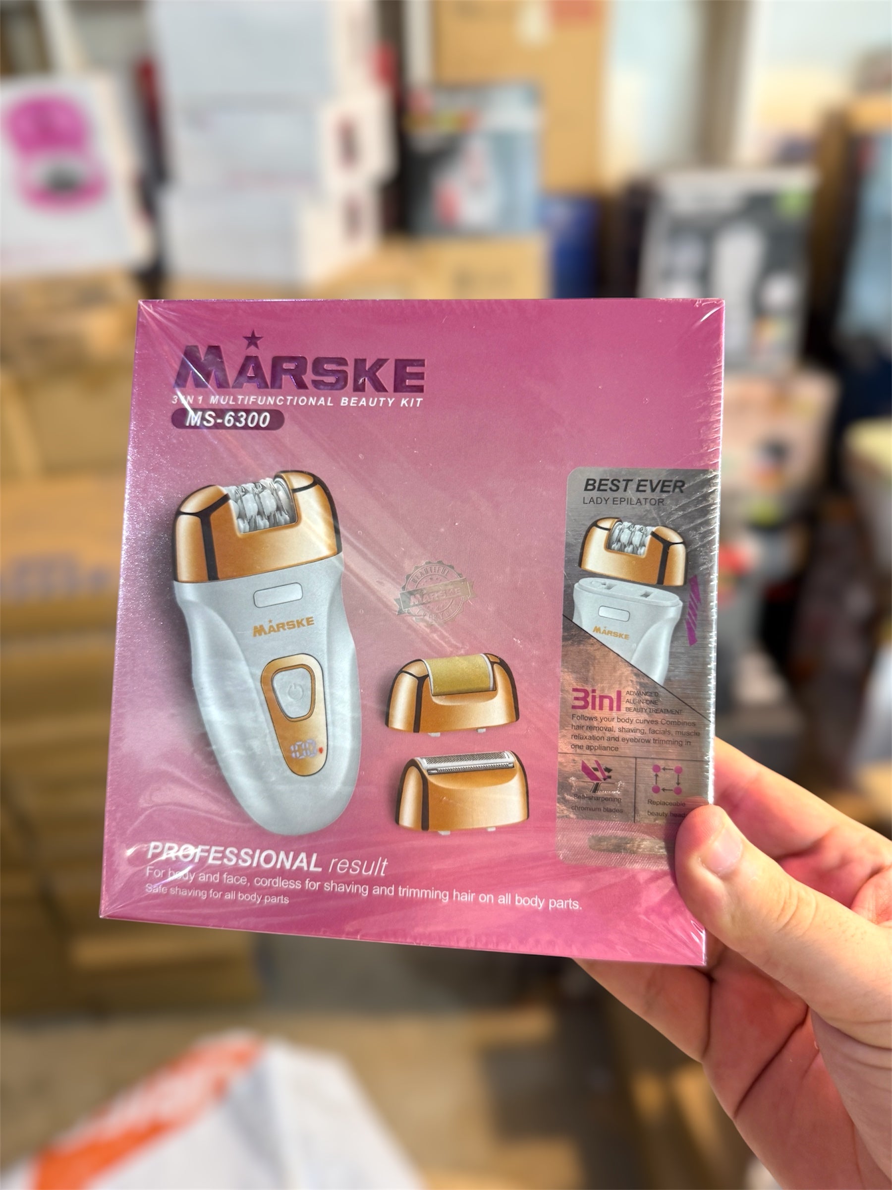 Lott Imported Marske 3in1 Ladies Epilator