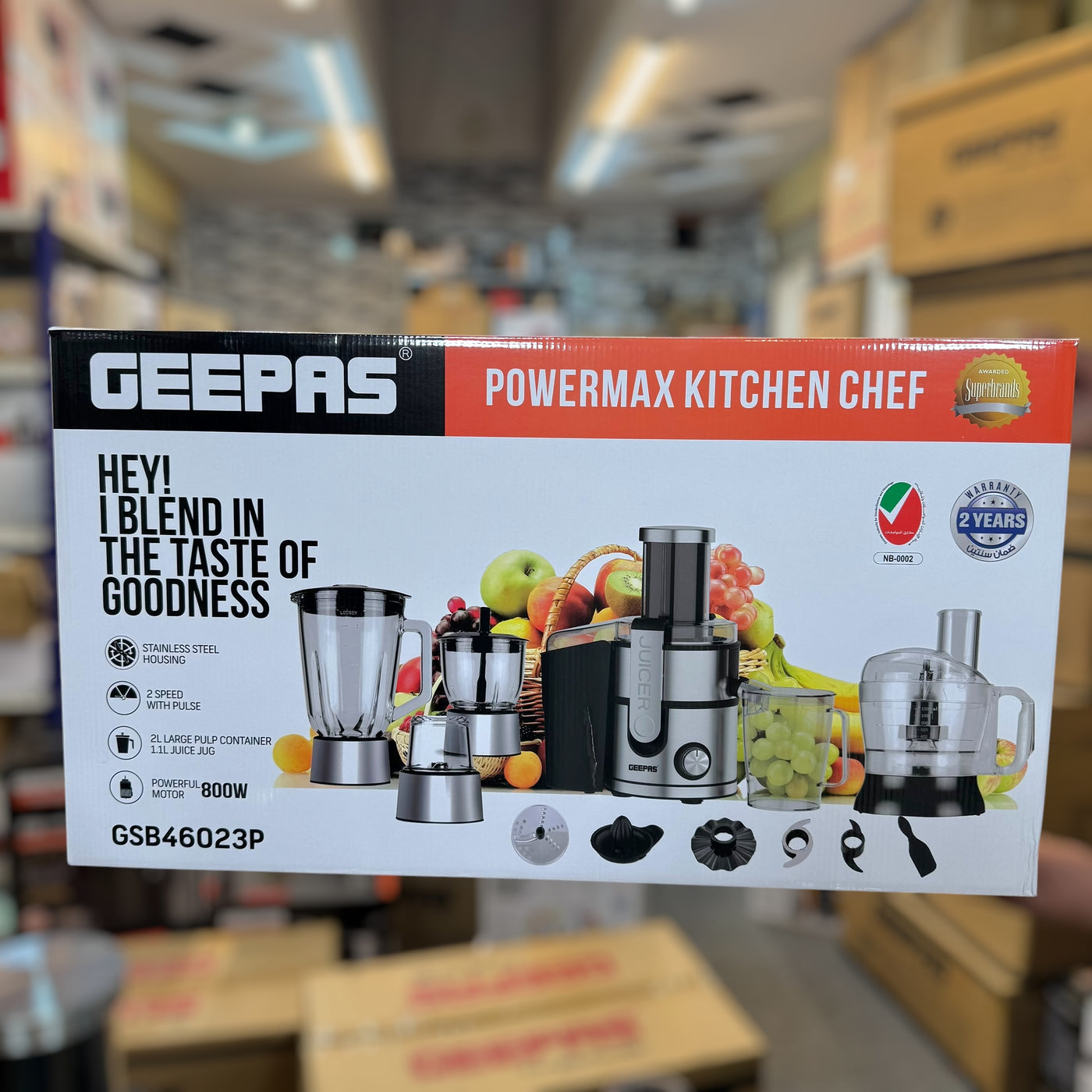 Geepas Powermax Kitchen Chef Food Factory - 46023