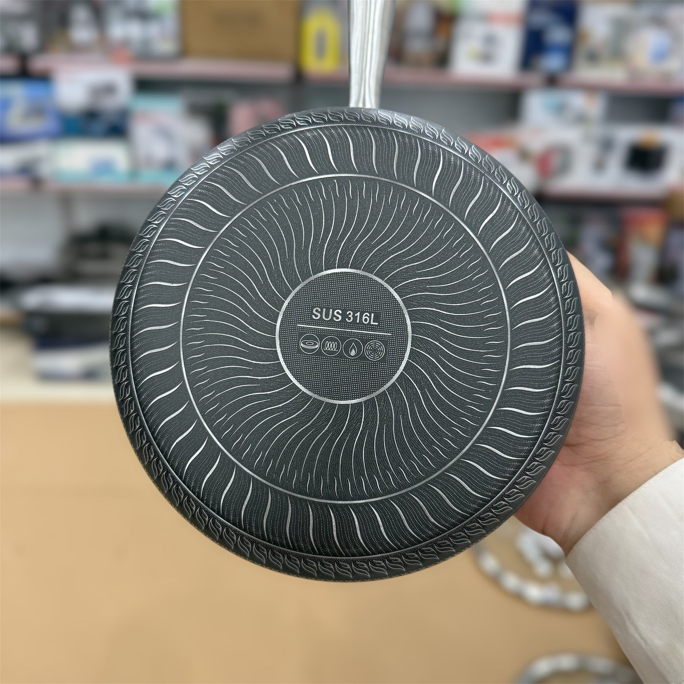 Laser Coated Sauce Pan With Lid