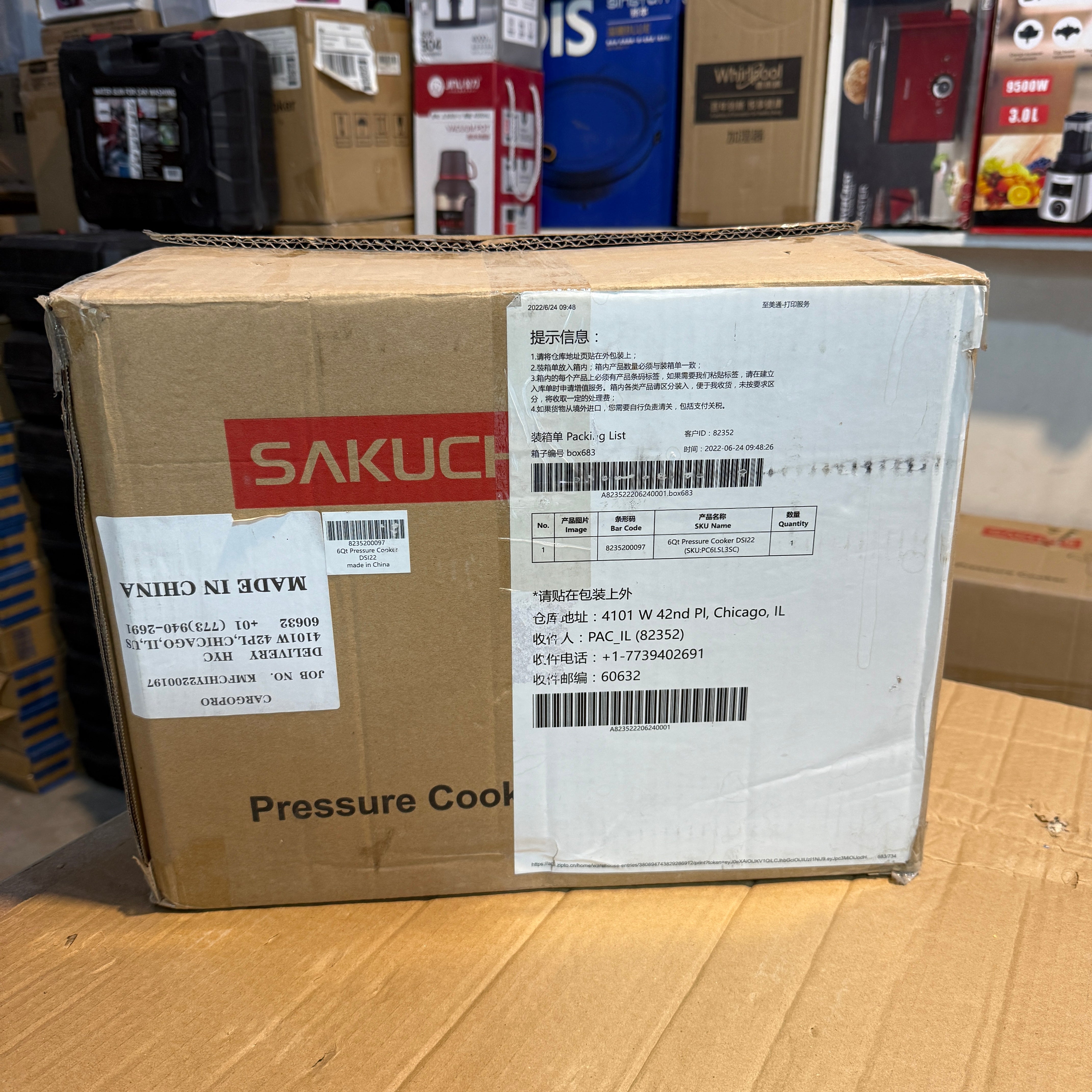 Sakuchi USA Brand Automatic 6Litre Pressure Cooker