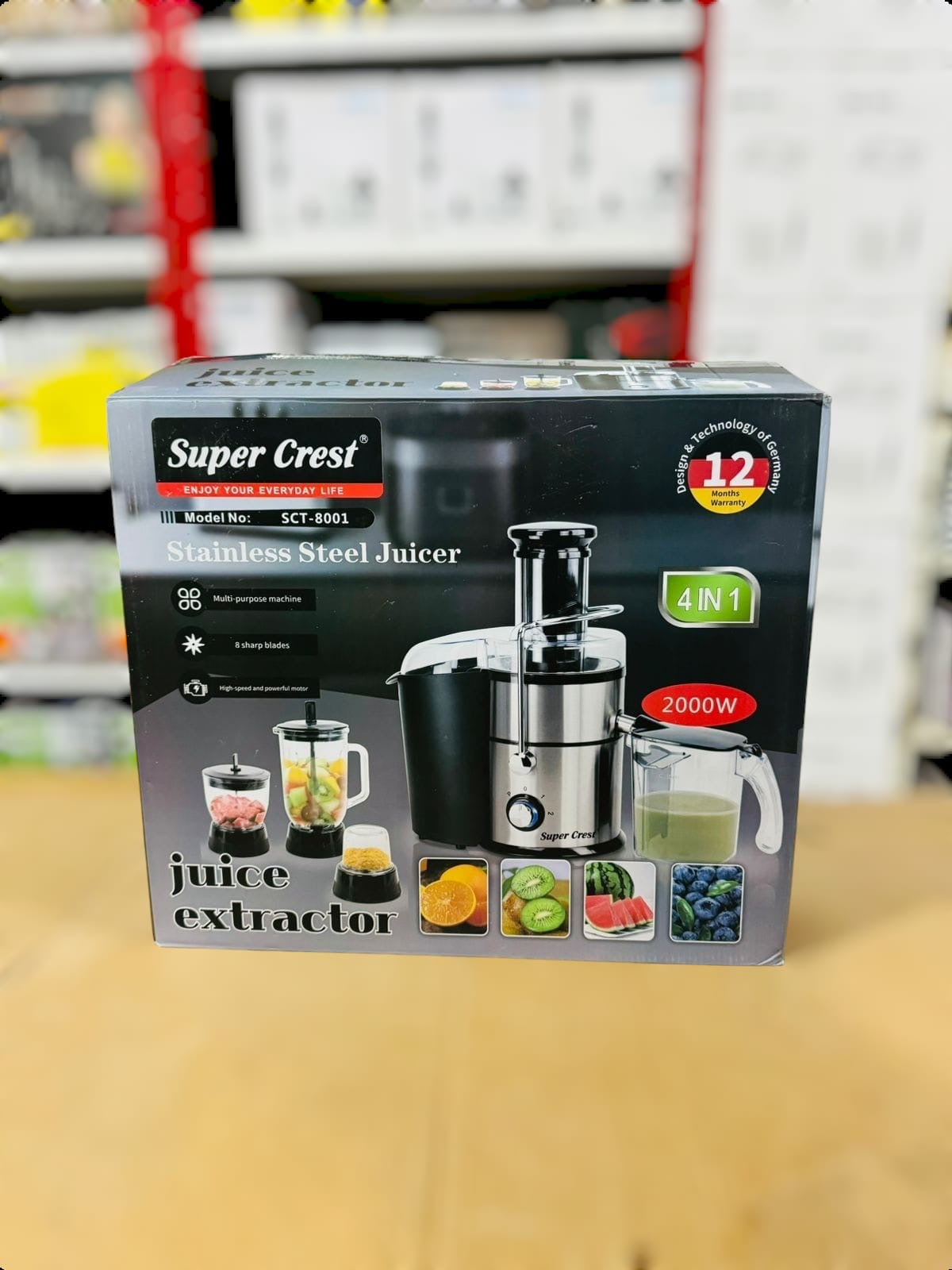 Super Crest 4in1 Juicer ( Food Factory )