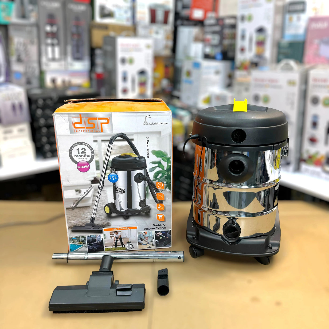 DSP 25L Wet & Dry Professional Vacuum Cleaner