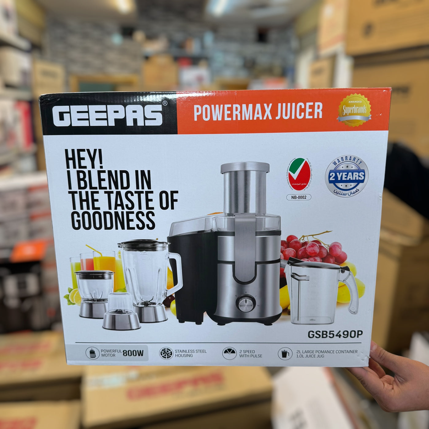 Geepas 4in1 Juicer food Factory - 5490